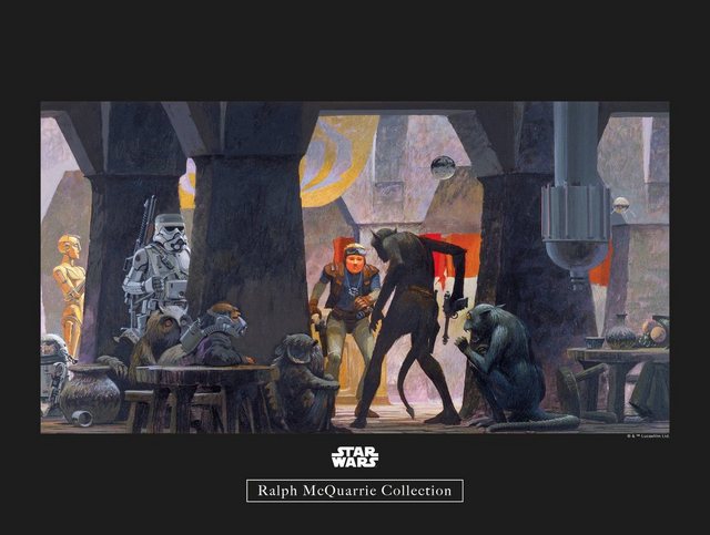 Komar Poster »Star Wars Classic RMQ Mos Eisley Streets«, Star Wars-Otto