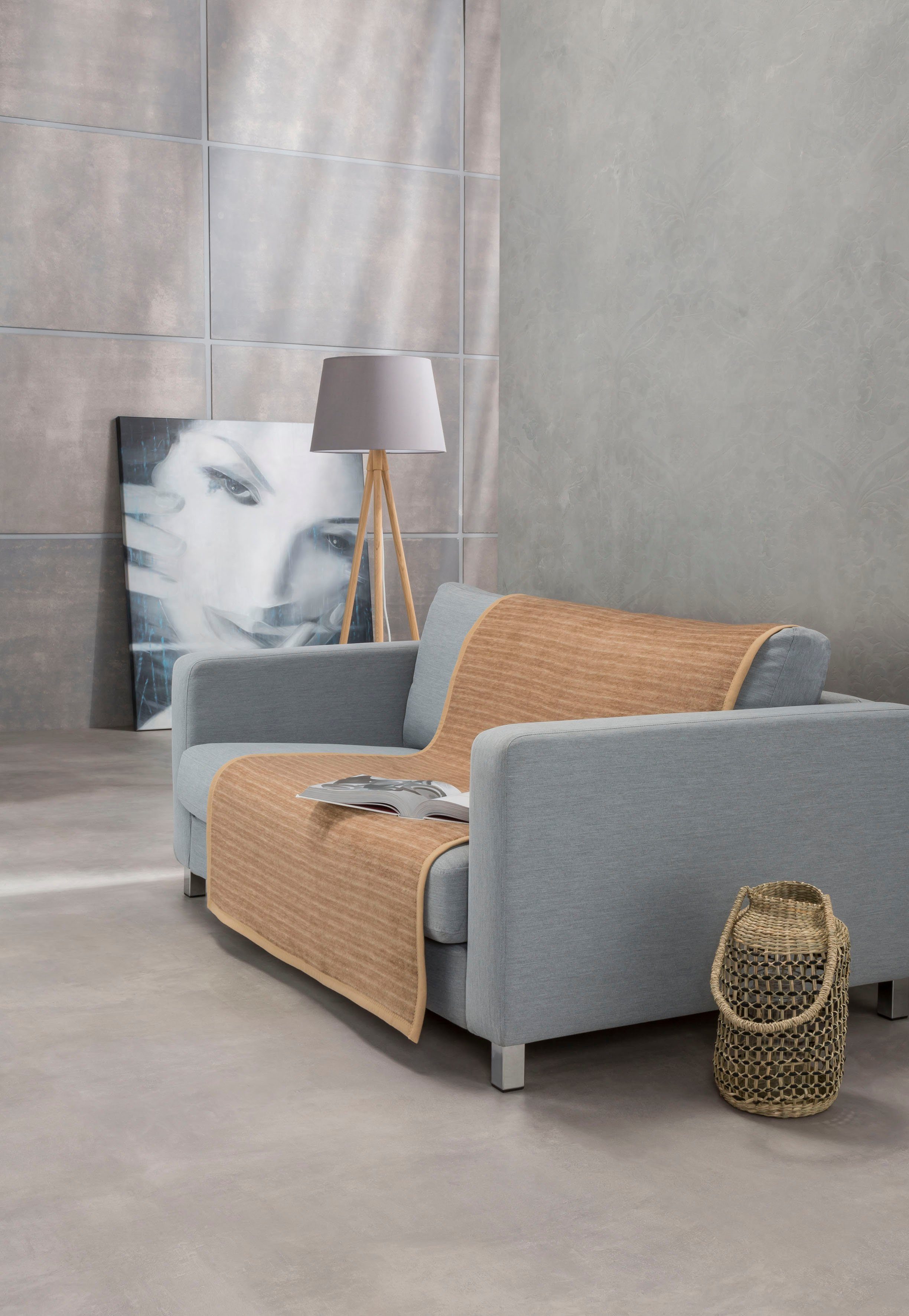 IBENA Sofaschoner Fano, 100 x 200 günstig online kaufen