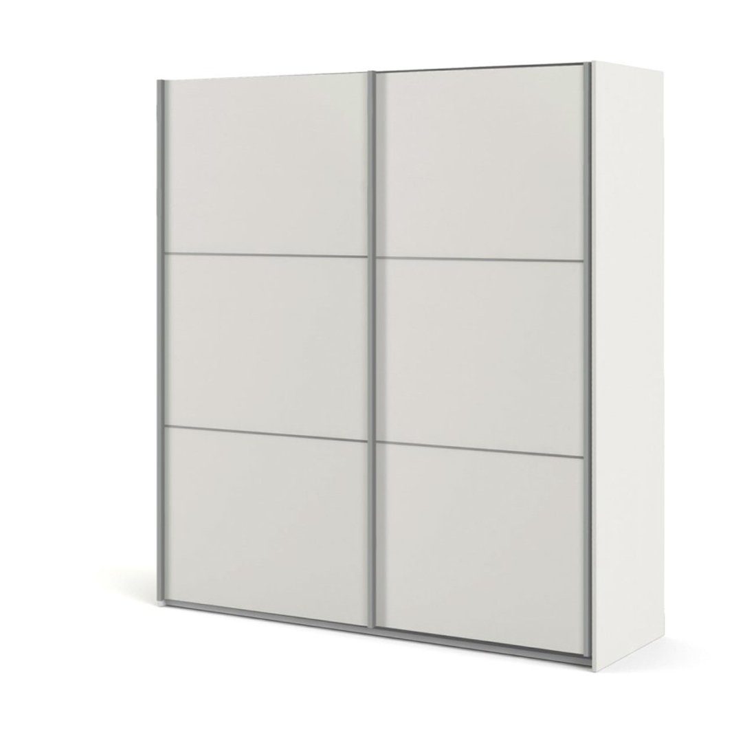 ebuy24 Kleiderschrank Veto Kleiderschrank B 2 türig H200 cm x B182 weiss