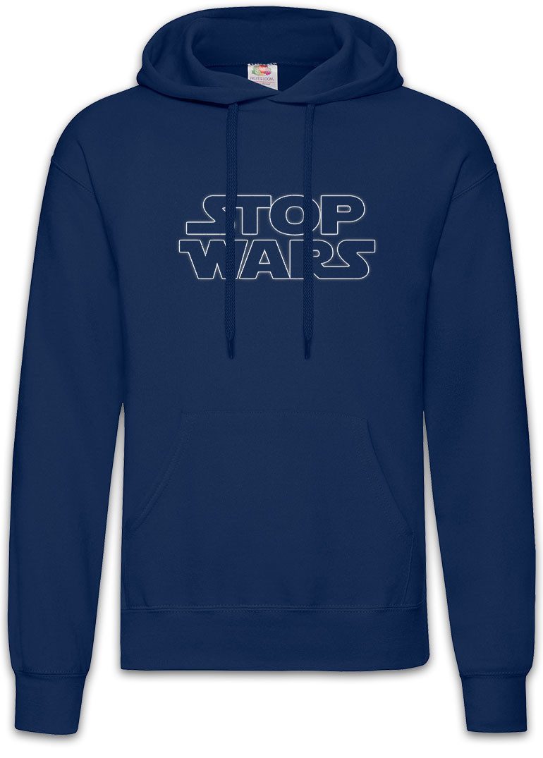 Hoodie Stop Wars Herren Hoodie Against War Gegen Krieg Pazifismus Star