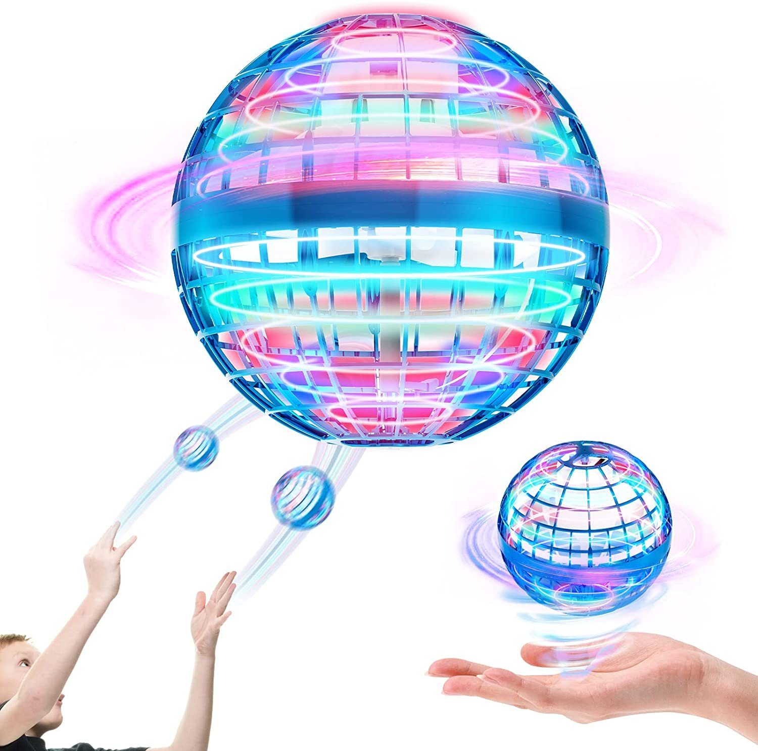 BlingBin »Fliegender Leuchtball mit Lichteffekten Flying Ball Spielzeug  Kinder« Spielzeug-Drohne