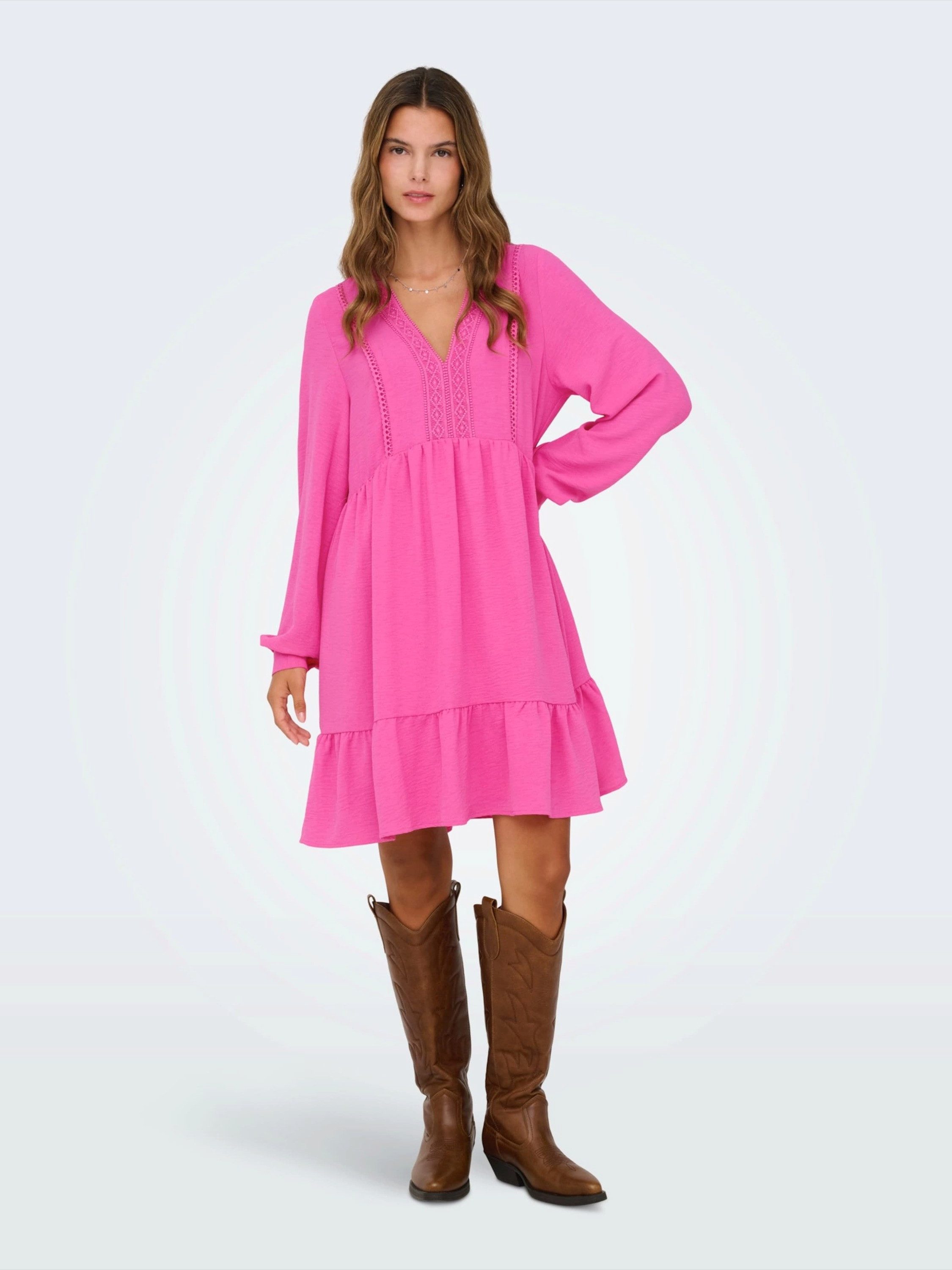 ONLY Midikleid ONLHARVEY (1-tlg) Volant