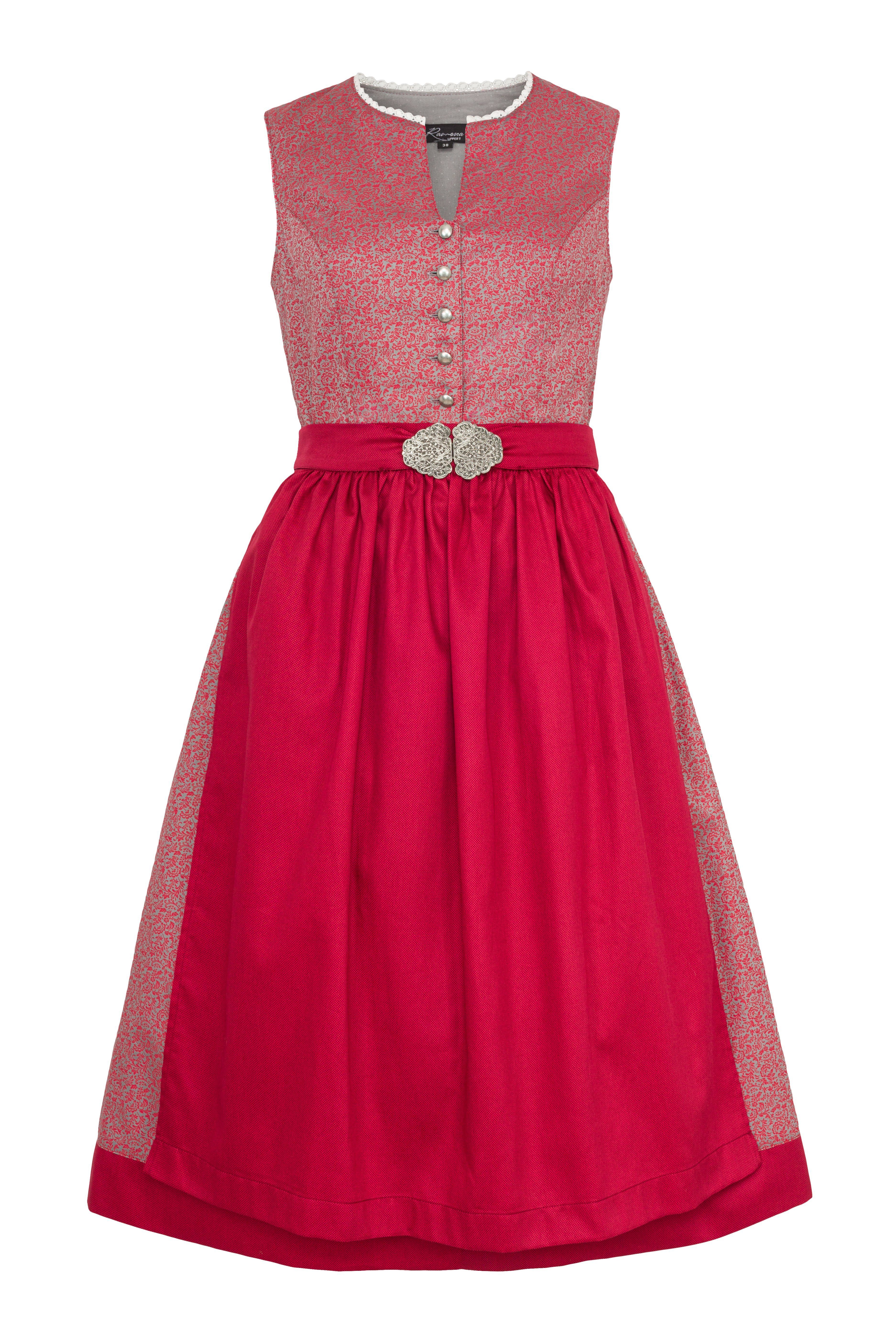 Dirndl Trachtenkleid Sana rot
