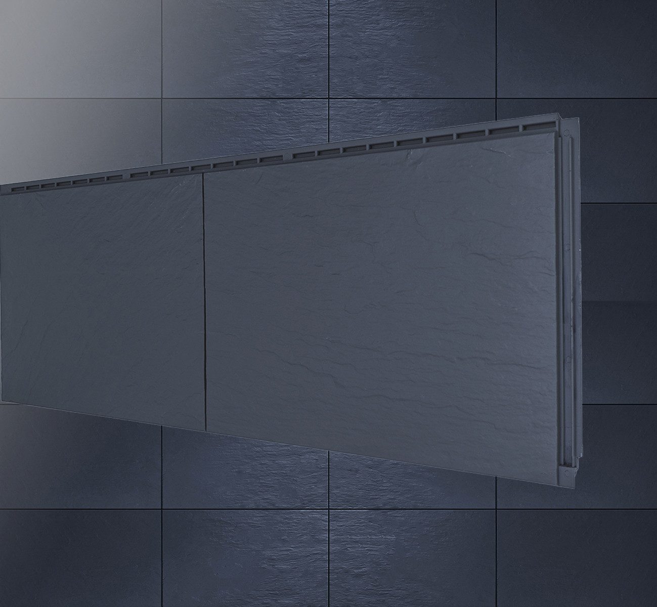 ZF Zierer Verkleidungspaneel Zierer Struktur SS1 Fassadenplatte 111,5 x 36cm 9 St. 3,4qm anthrazit, BxL: 35,9x111,5 cm, 0,4 qm, (Karton mit 9 Platten, 3,60 qm) problemlose Montage, Putzoptik