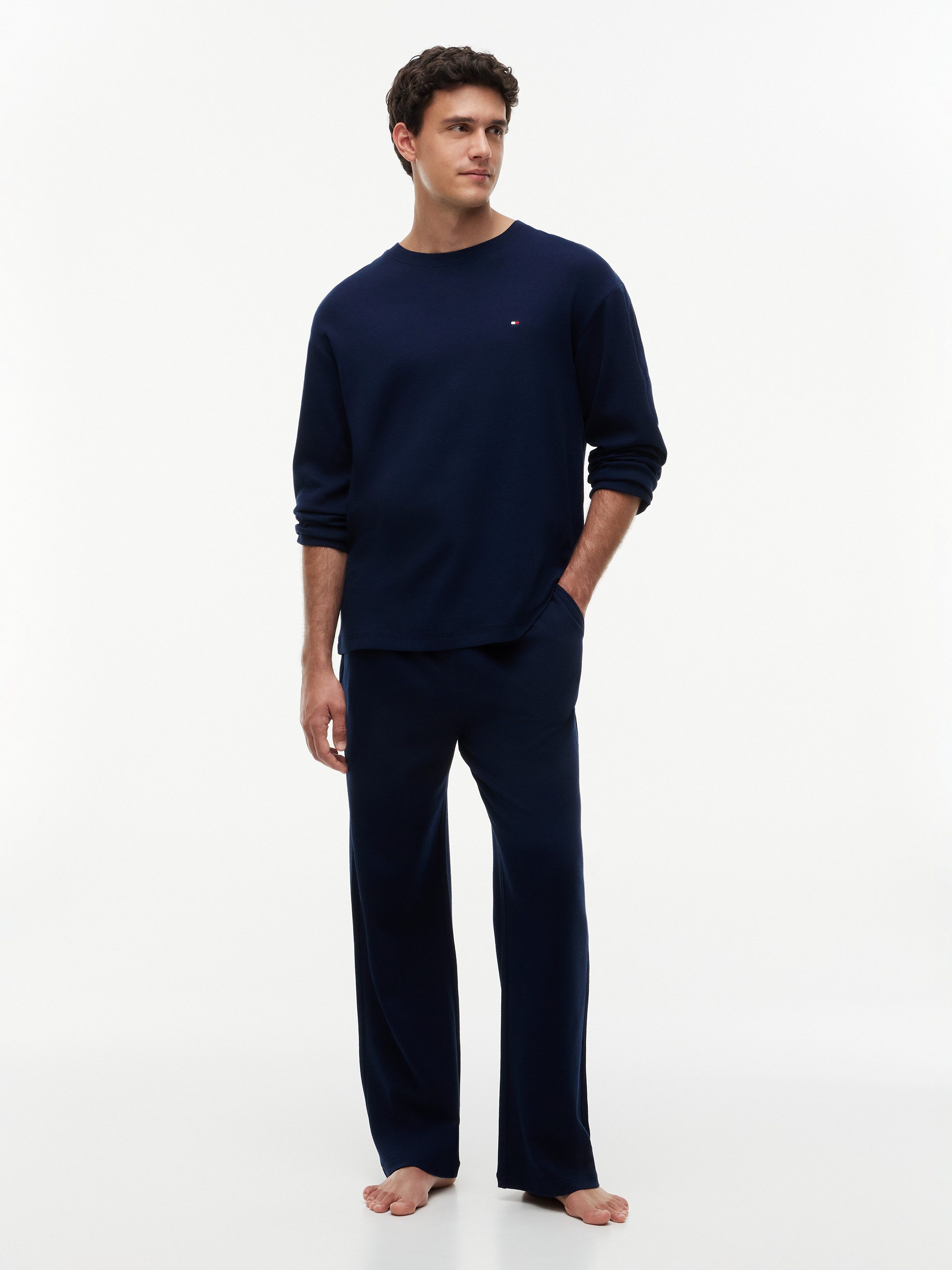 Tommy Hilfiger Underwear Relaxanzug LONGSLEEVE WAFFLE SET – Bild 4 von 5