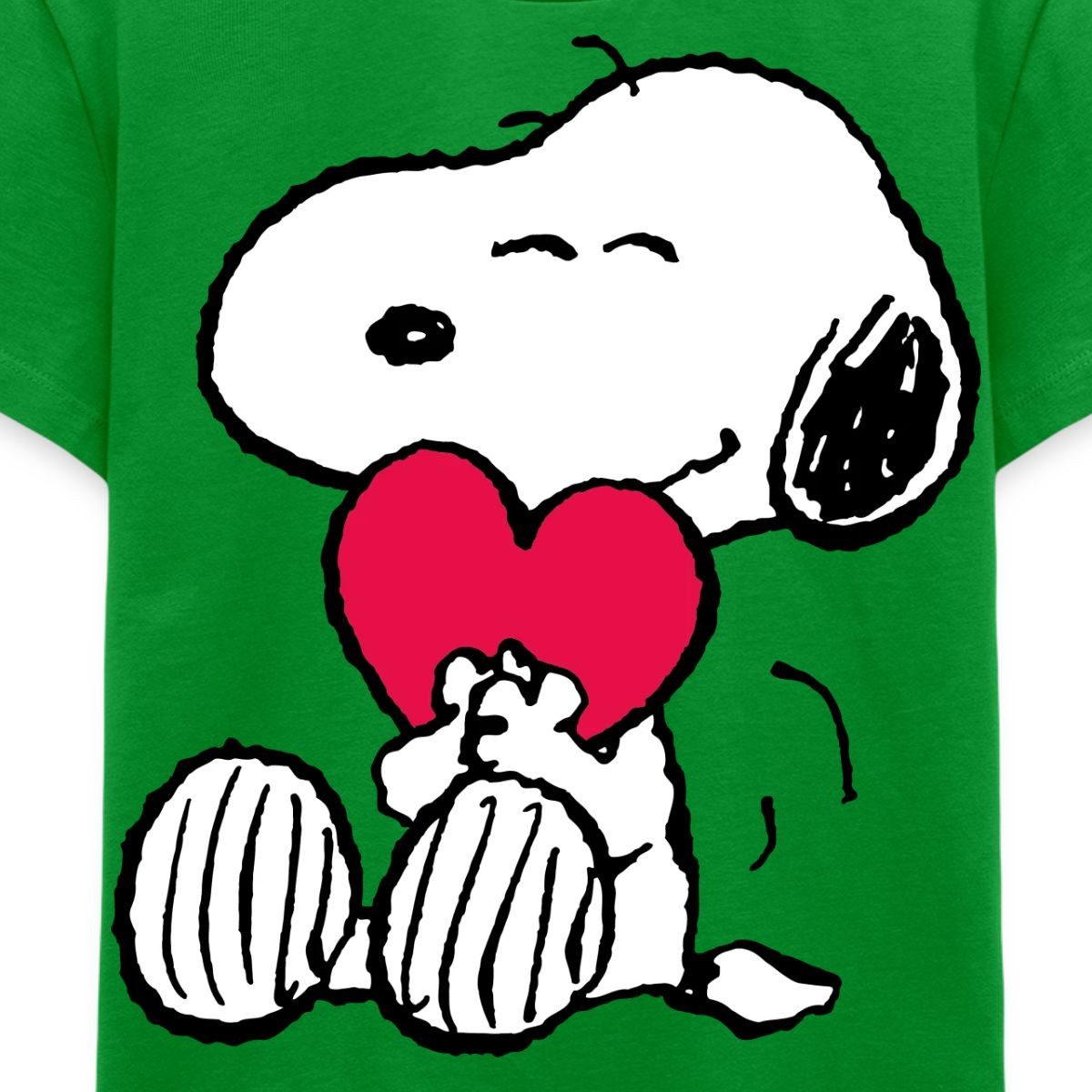 T-Shirt Peanuts Snoopy Herz Love Geschenk Kinder Premium T-Shirt