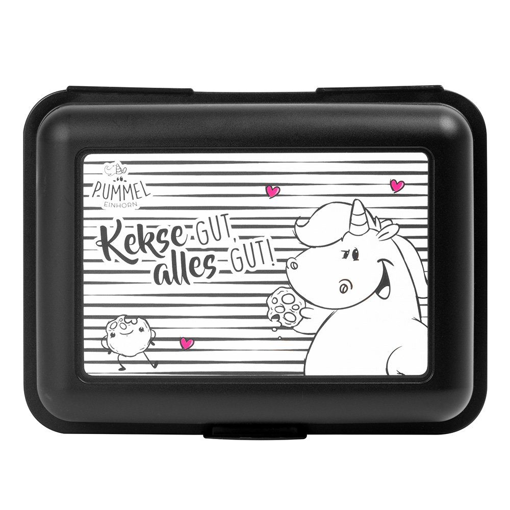 United Labels® Lunchbox Brotdose “Kekse gut, alles gut” - Pummeleinhorn