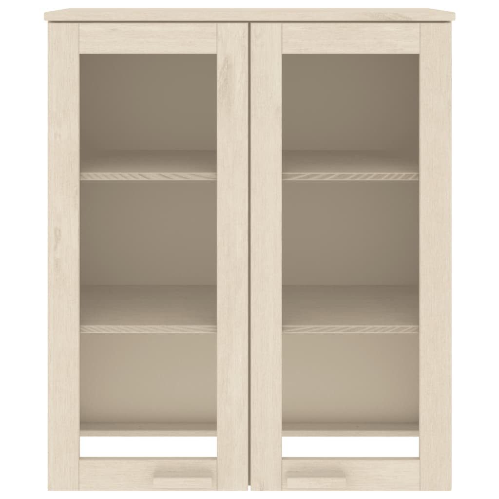 vidaXL Highboard Highboard-Oberteil HAMAR Honigbraun 85x35x100 cm Massivholz (1 St)