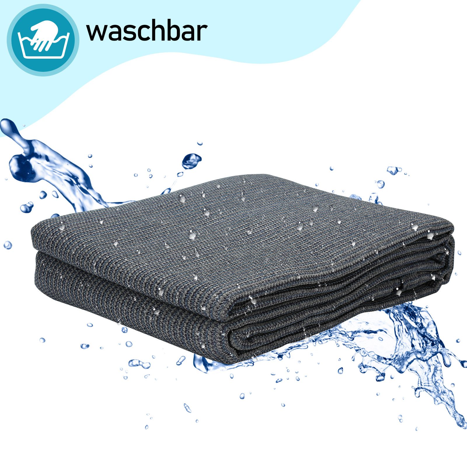Clanmacy Outdoorteppich Vorzeltteppich Zeltteppiche Campingteppich Teppich Zeltboden Outdoor – Bild 4 von 5
