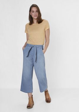 Paddock's Culotte Culotte Denim mit elastischem Bund und Jeans Band