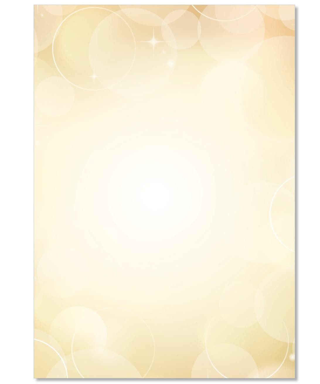 Briefpapier Motivpapier Bubbles und Seifenblasen DIN A4, gut beschreibbar