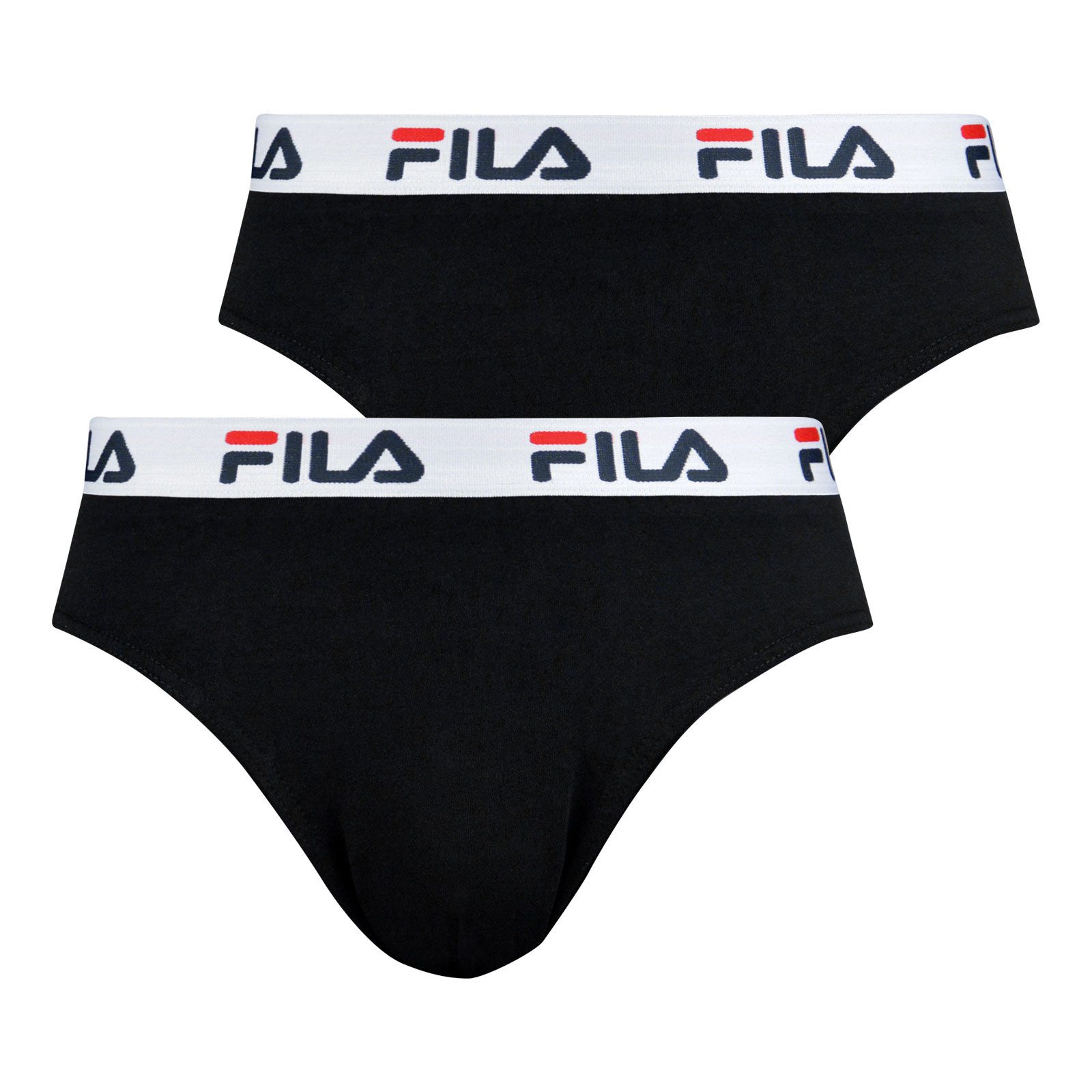 Fila Slip Man Briefs (2-St., 2 Stck) mit Markenschriftzügen auf dem Komfortbund