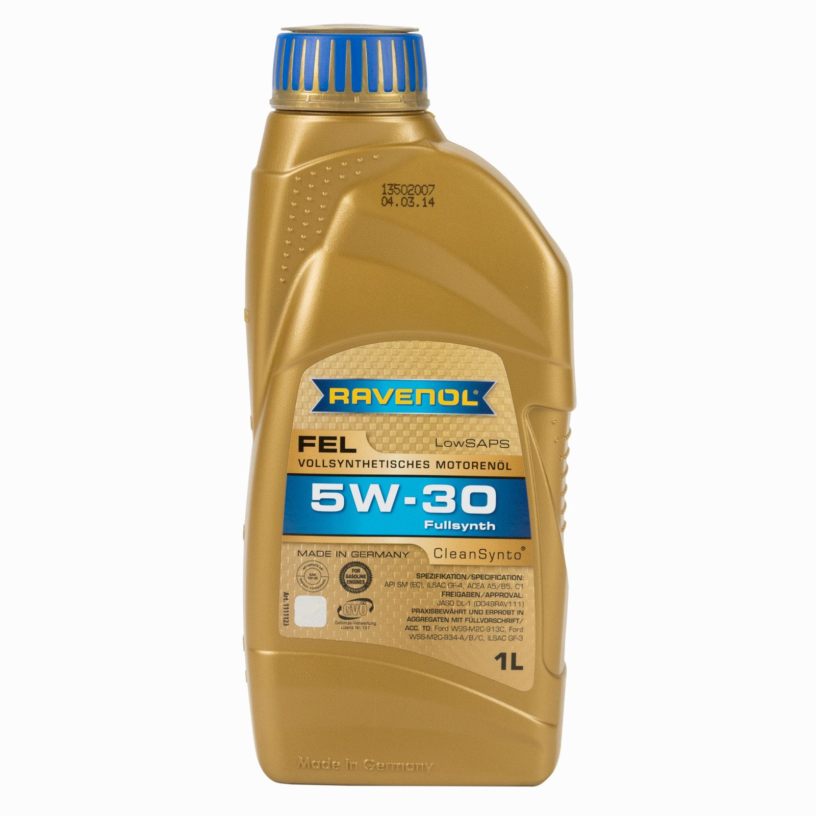 Ravenol Motoröl Ravenol Fuel Economy SAPS FEL Motoröl Öl SAE 5W-30 1L Fiat 9.55535-S1