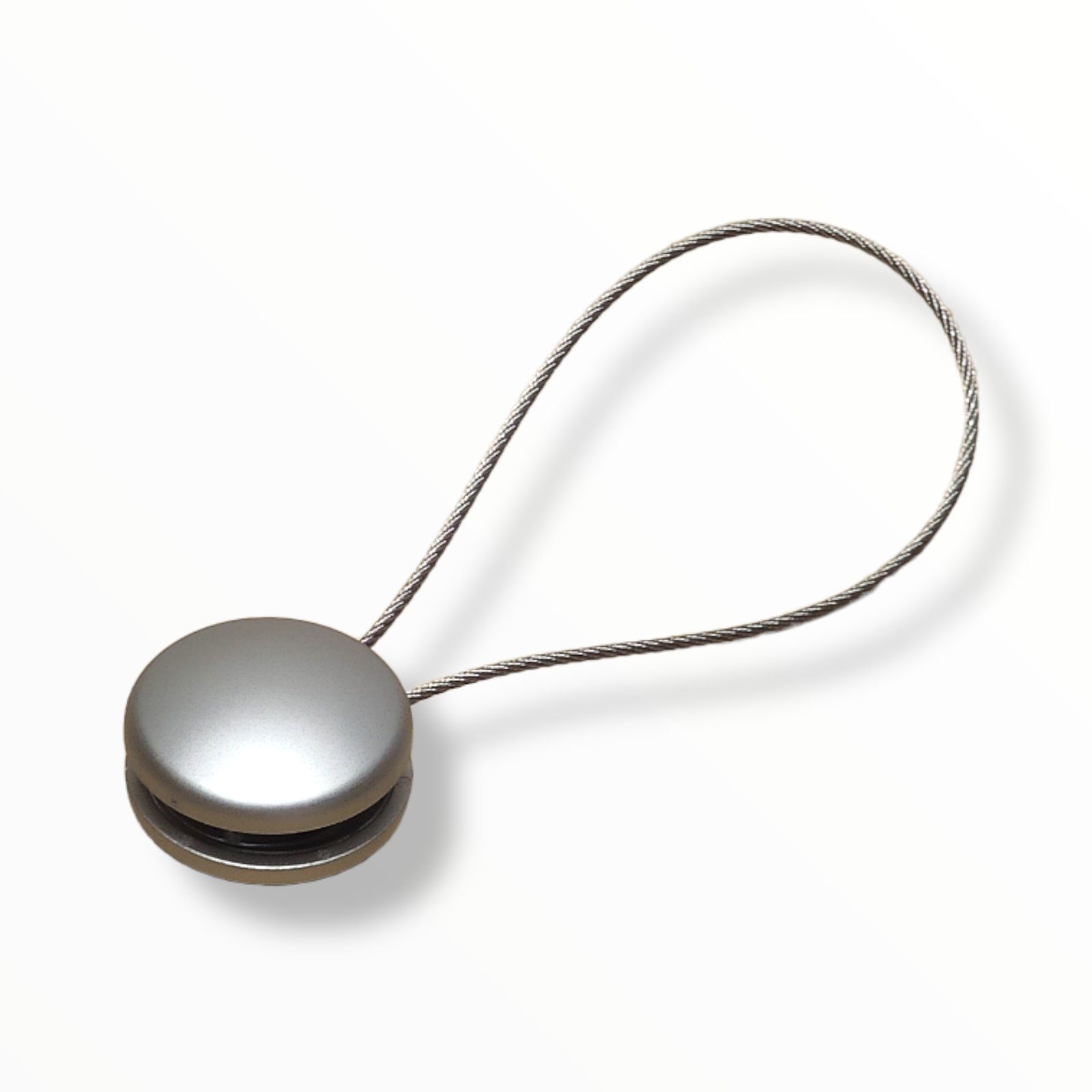 Magnethalter für Gardinen Raffhalter mit Magnet Ø 28 mm, mit Drahtschlaufe