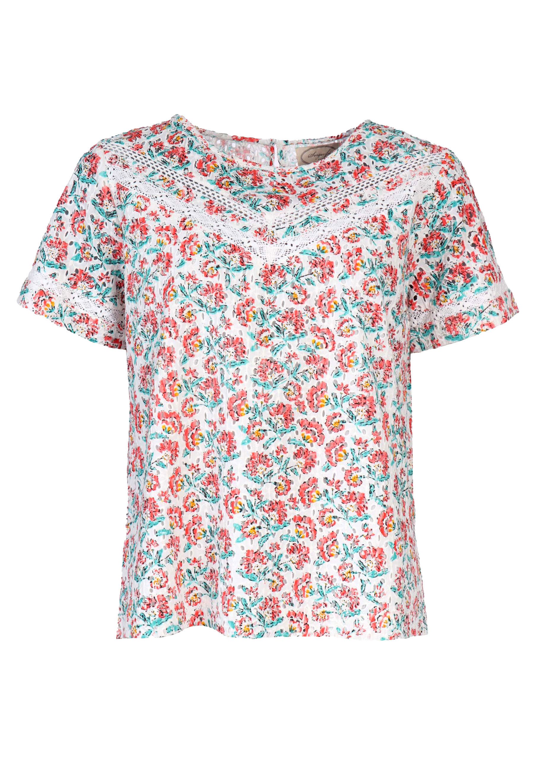 Sorgenfri Sylt Klassische Bluse Auri Stickdetails günstig online kaufen