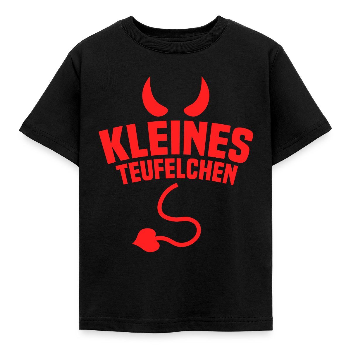 T-Shirt Kleines Teufelchen Fasching Karneval Kinder T-Shirt