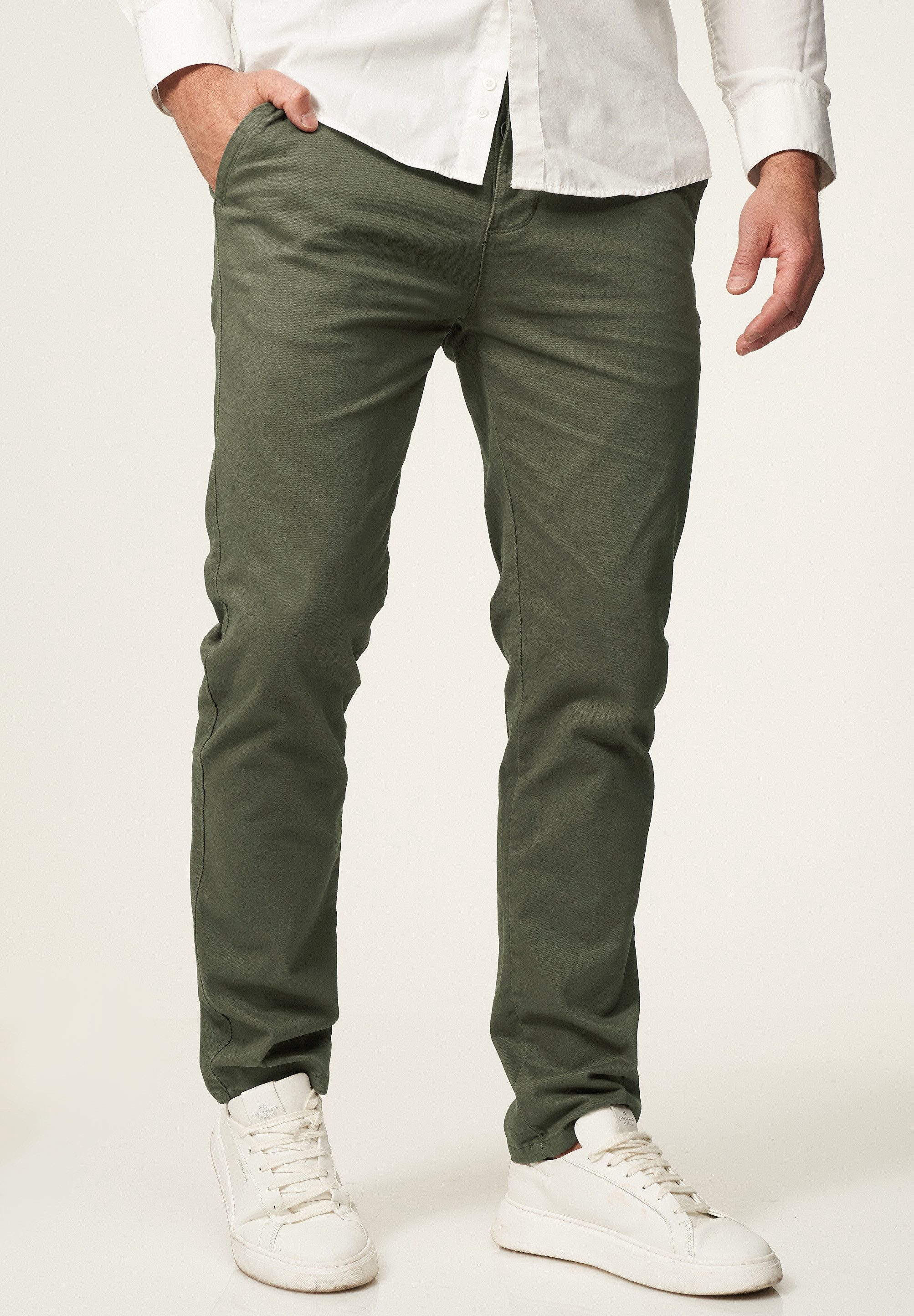DAILY COTTON Chinohose DCPROVO Herren Chino Hose Elastische Jeans Stoffhose Slim-Fit Casual Business – Bild 2 von 5