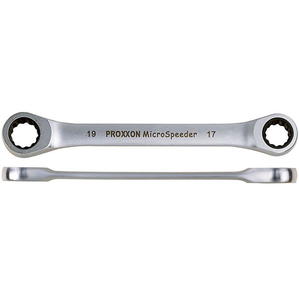 PROXXON INDUSTRIAL Ratschenringschlüssel Proxxon Doppelring-MicroSpeeder 8 x 9 mm, 23241