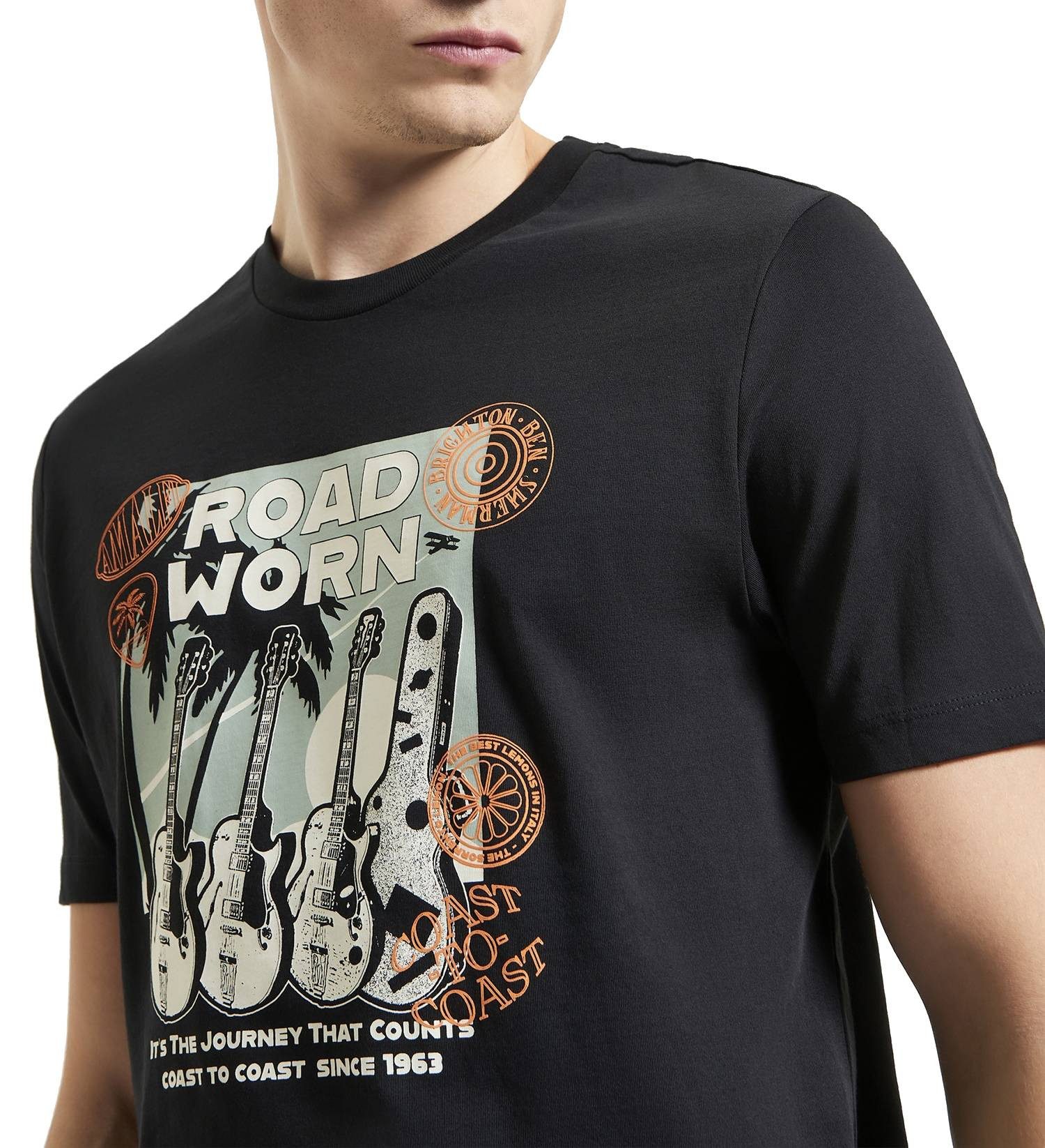 Ben Sherman T-Shirt T-Shirt Ben Sherman Travel Guitar