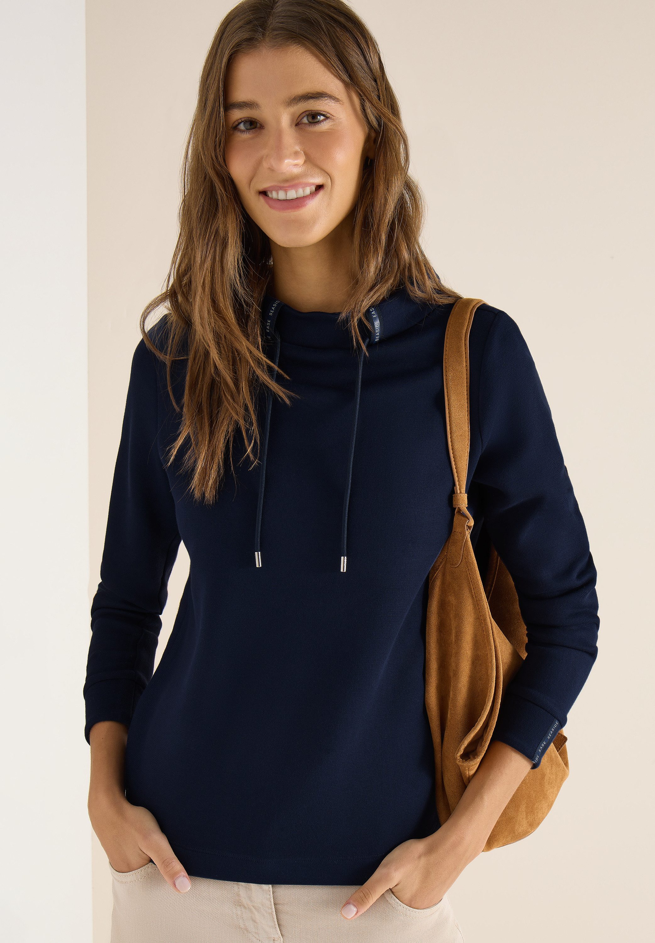 CECIL Sweatshirt mit Tape-Detail günstig online kaufen