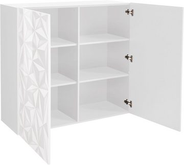 INOSIGN Highboard Prisma, Breite 121 cm, 2-türig