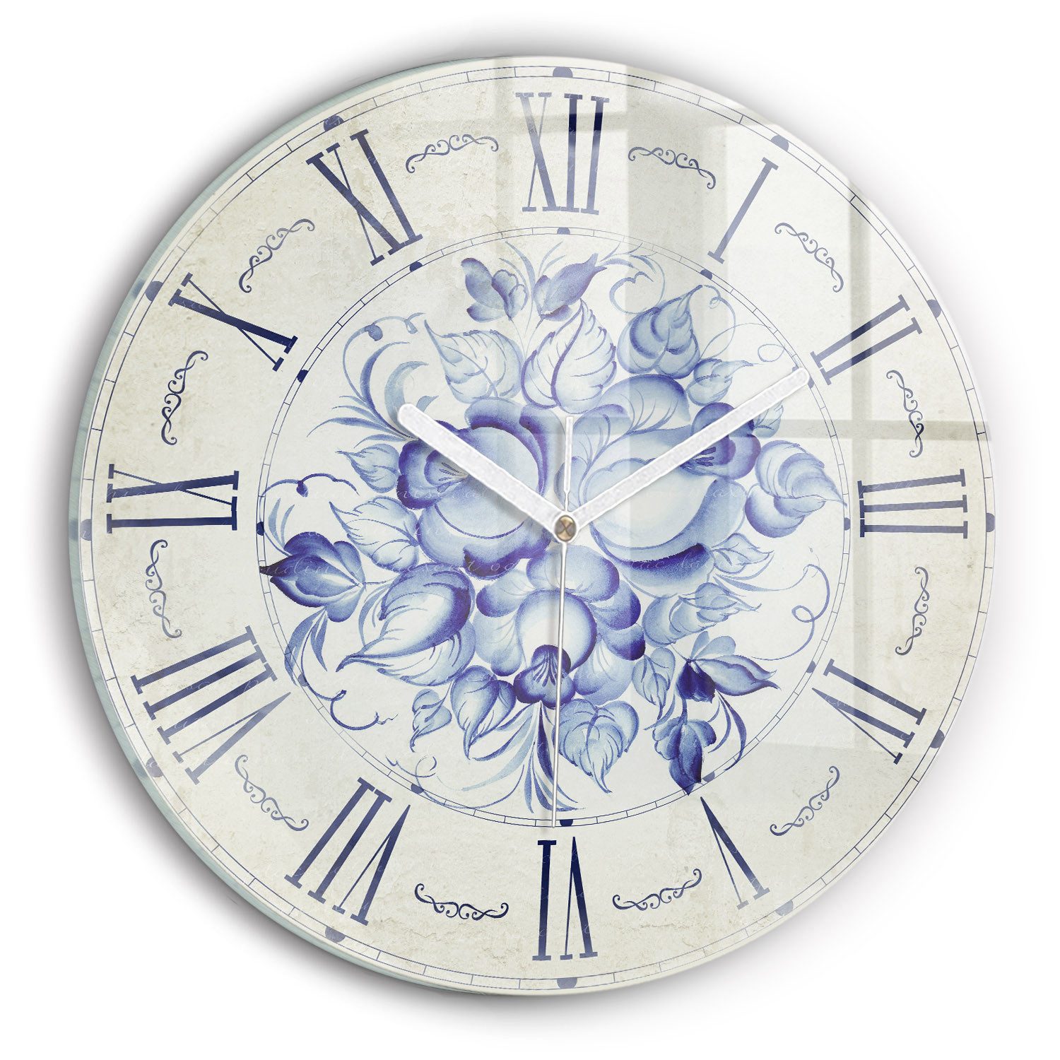 Tulup Wanduhr Glas Wanduhr Mit Motiv günstig online kaufen