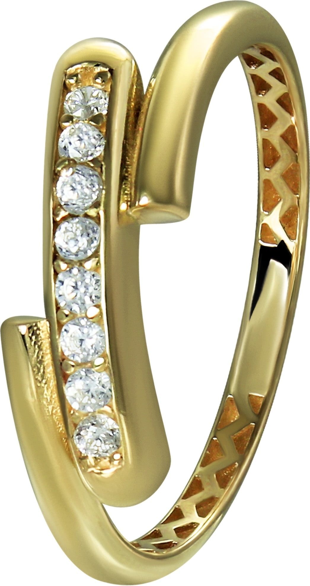 GoldDream Goldring GoldDream Gold Ring Design Gr.54 (Fingerring), Damen Ring Design, 54 (17,2), Echtgold, 333er Gelbgold, gold