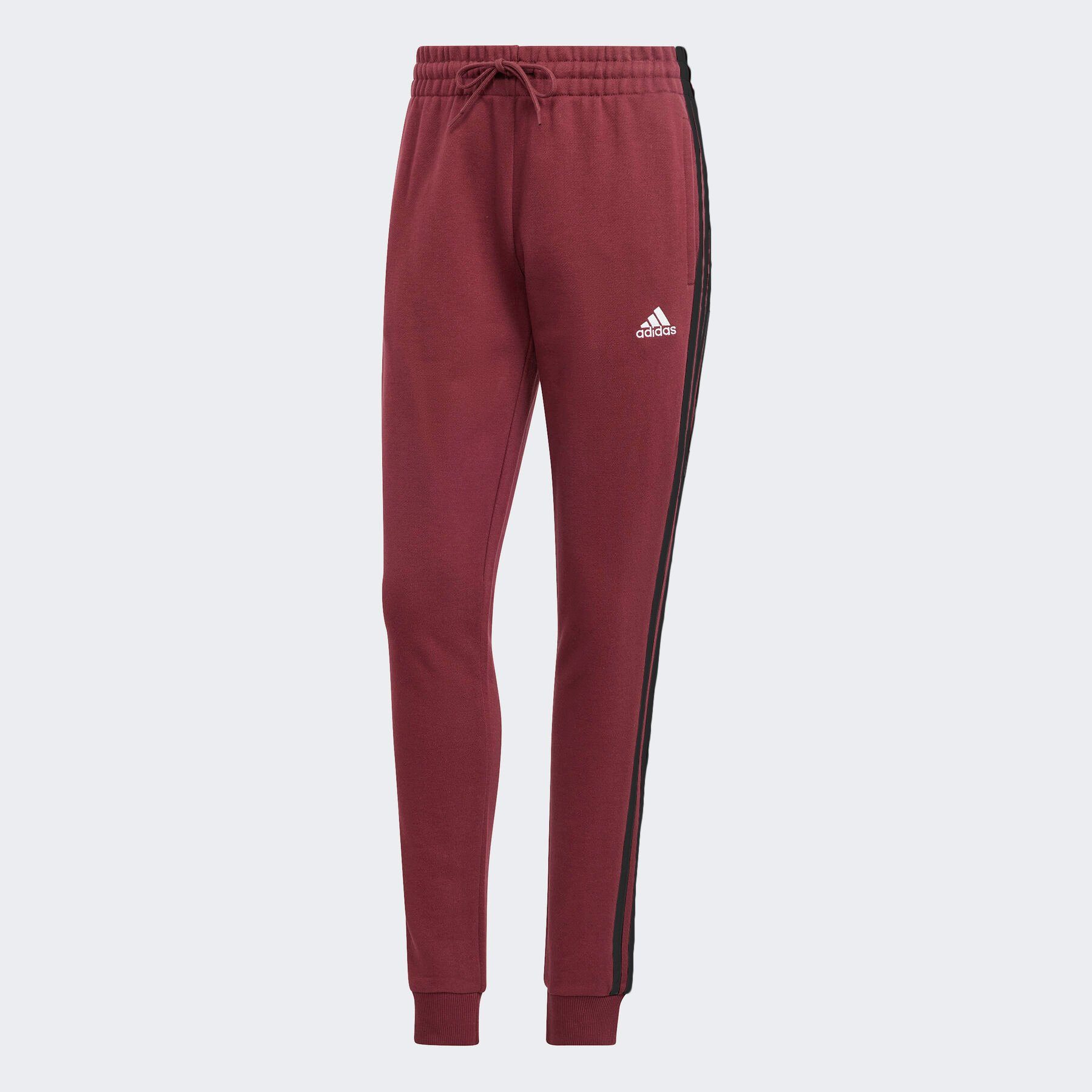 (1-tlg) 3STREIFEN CUFFED adidas HOSE Jogginghose shared/white ESSENTIALS TERRY Sportswear FRENCH