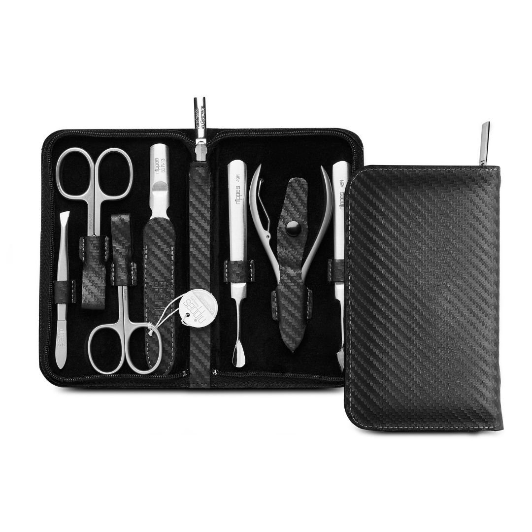 nippes Solingen Maniküre-Etui Nippes Maniküres Sets KARBON, 3