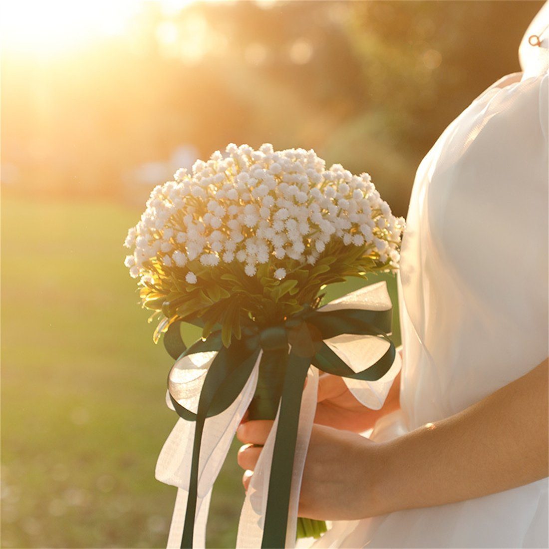 Kunstblumenstrauß Simulierte Brautstrauß, Hochzeit künstlichen DÖRÖY Blumenstrauß Requisiten