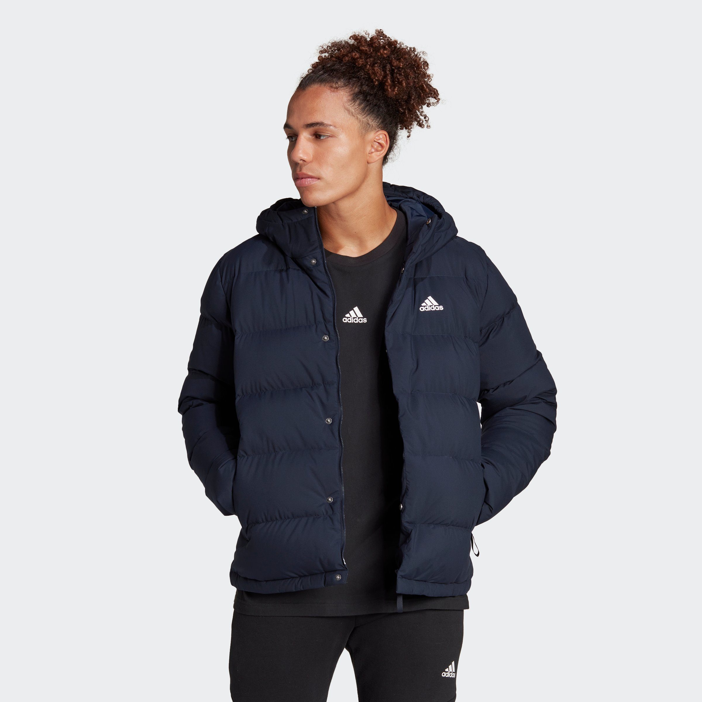 adidas Sportswear Outdoorjacke HELIONIC HOODED DAUNENJACKE