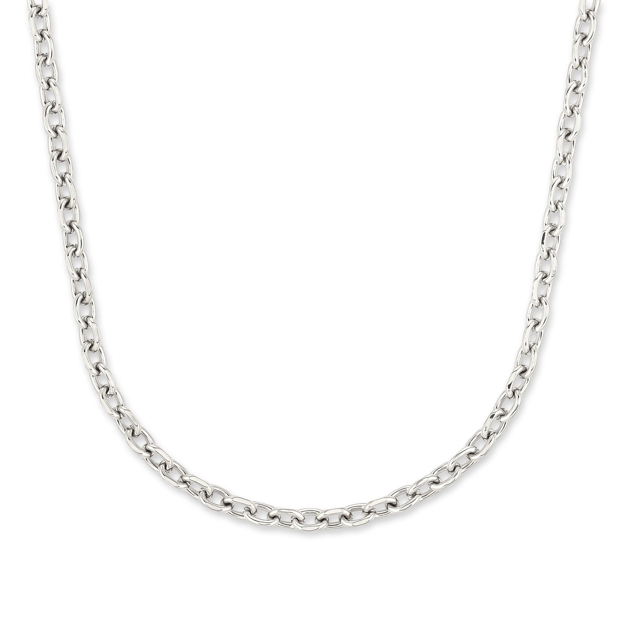 Edelstahlkette Schmuck Geschenk Halskette Basic Chunky