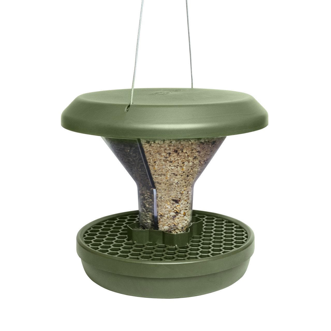 Swissinno Vogelhaus Swissinno Vogelfutterhaus Davos dunkelgrün günstig online kaufen