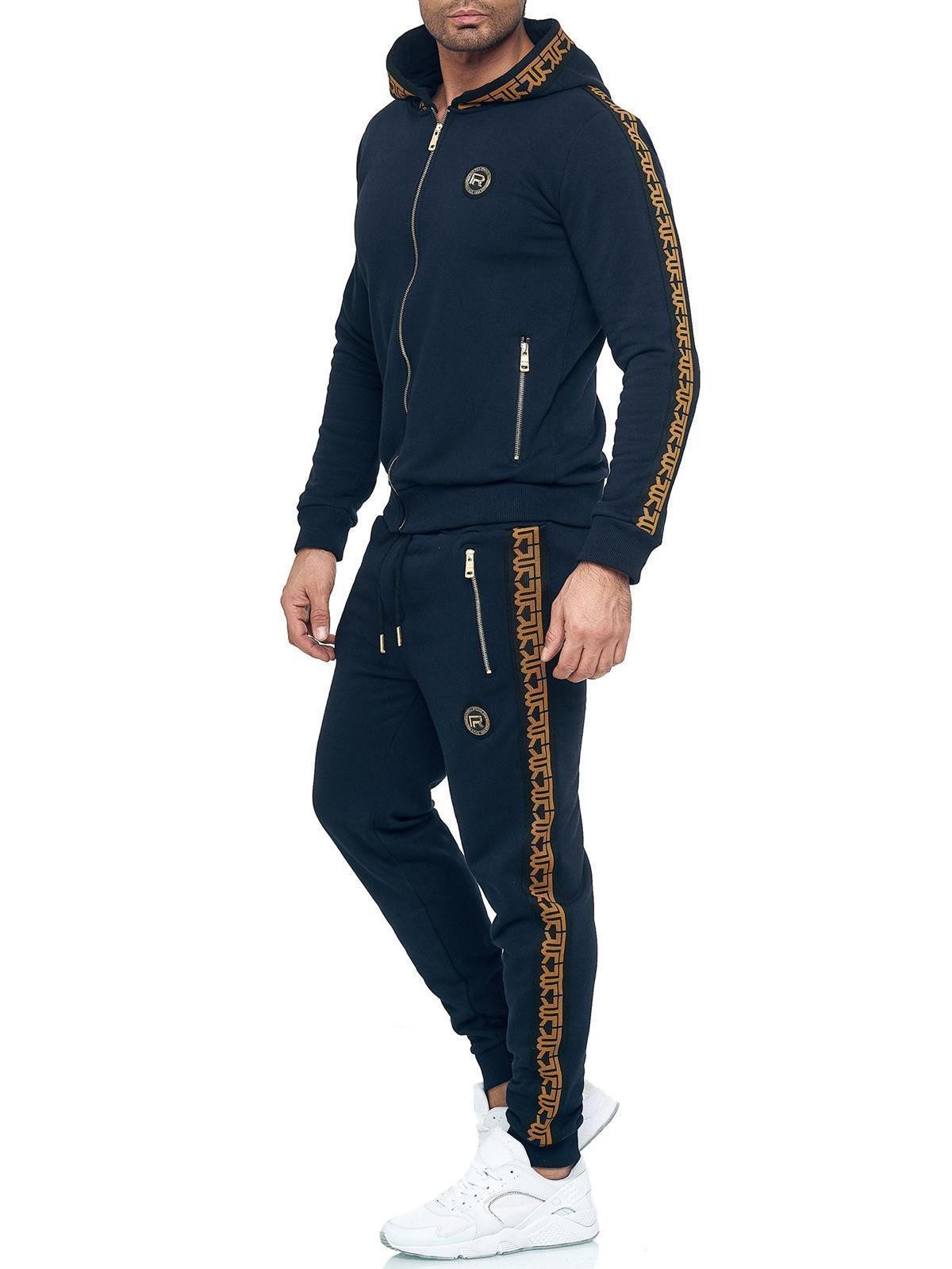 RedBridge Jogginganzug Red Bridge Herren Jogginganzug Sweat Suit Set Jacke Hose (Set, 2-tlg) – Bild 2 von 5