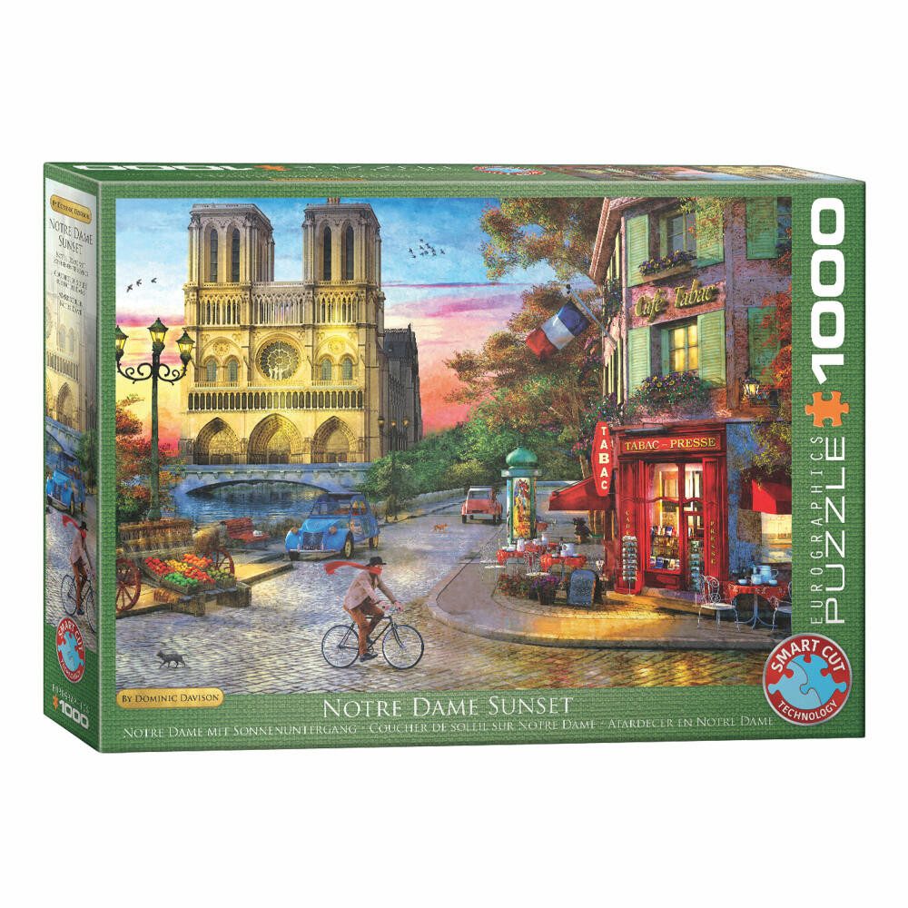 EUROGRAPHICS Puzzle Notre Dame von Dominic Davison, 1000 Puzzleteile