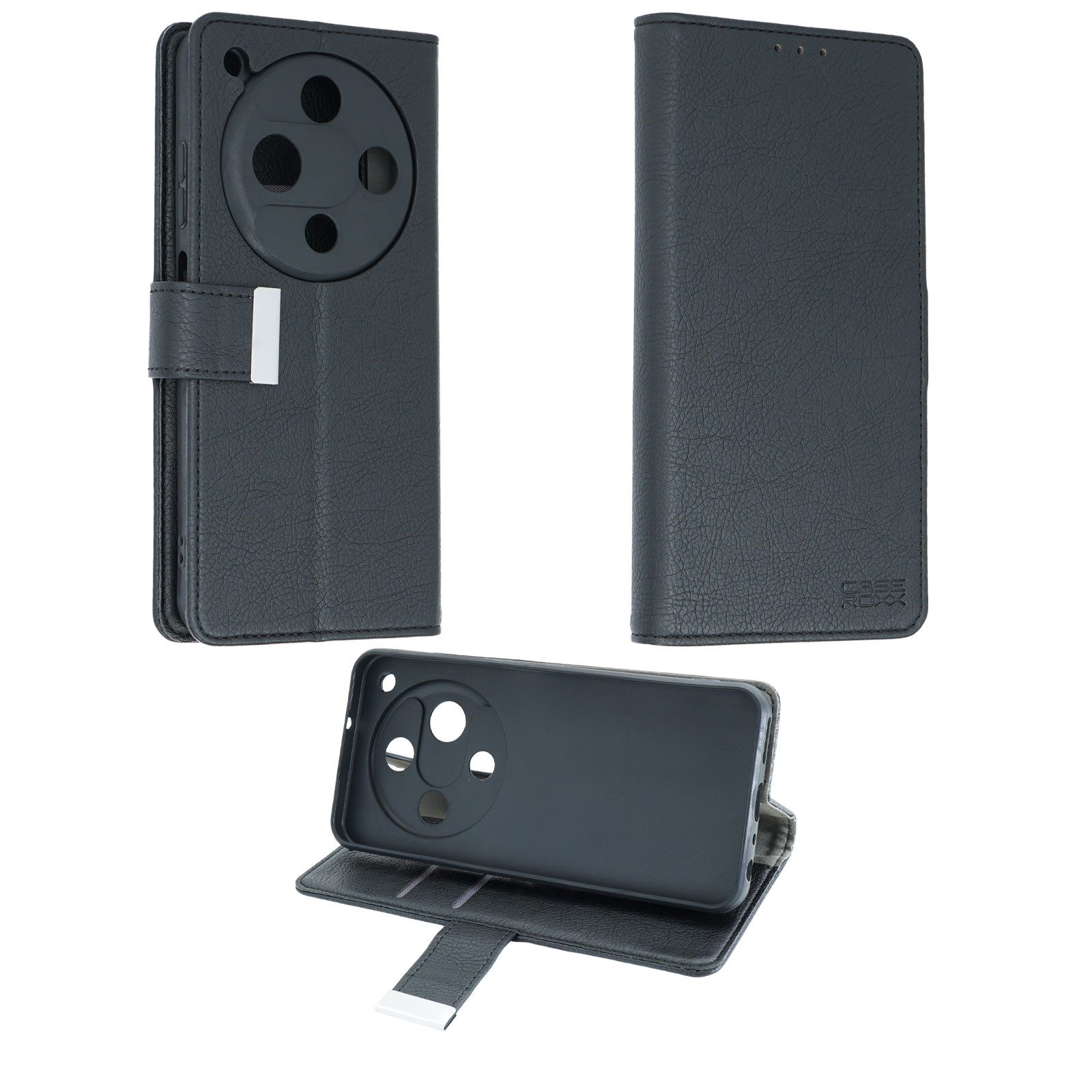 caseroxx Handytasche Bookstyle-Case für Nubia Focus 2 5G (Einzelartikel, 1-tlg., Bookstyle-Case), mit Kreditkartenfächern
