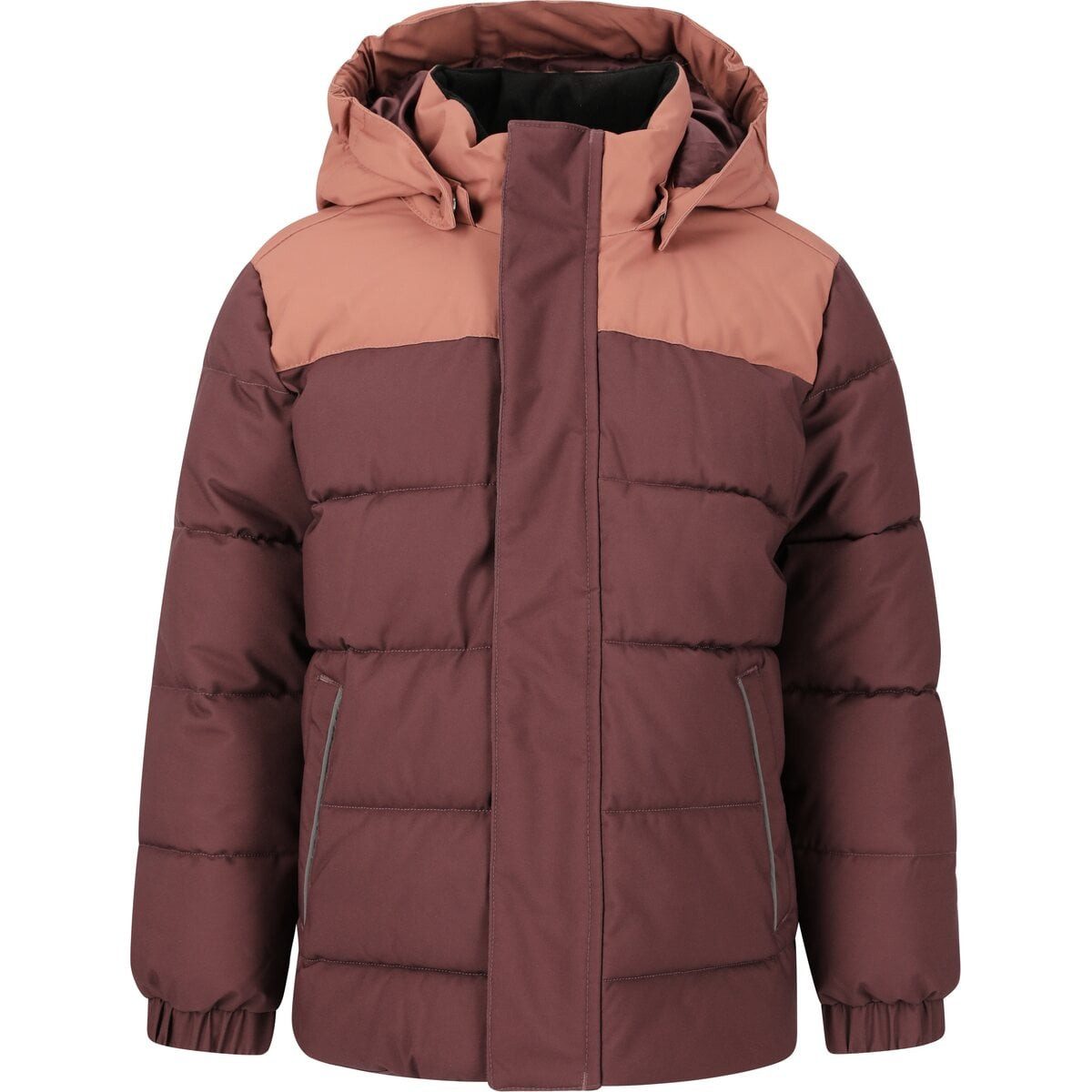 ZIGZAG Winterjacke Esra Puffer Jacket (wasserdicht, winddicht, warm wattiert) burgundrot