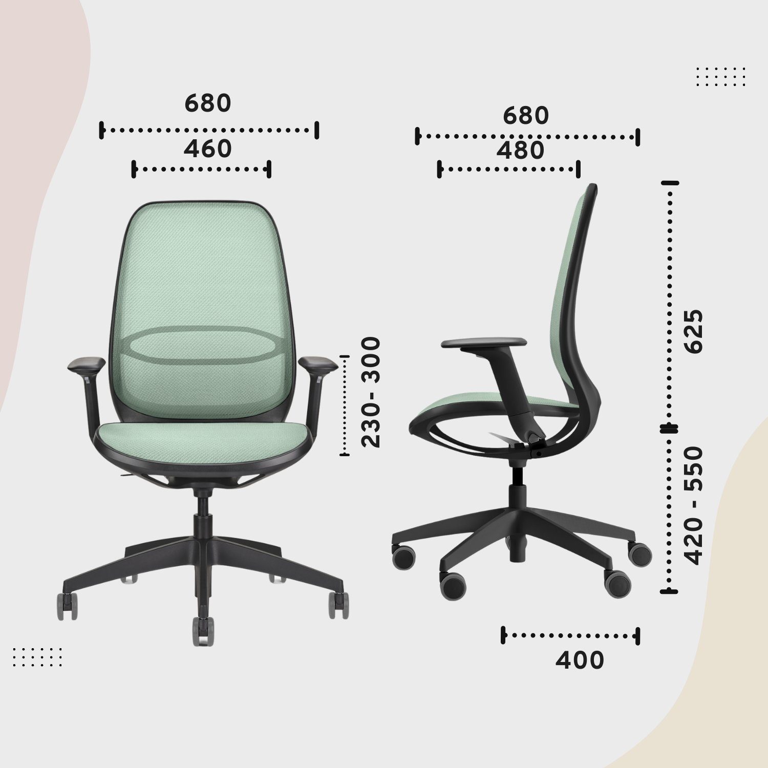 sedus Drehstuhl und (automatischer se:air: Design) Bürostuhl aus mit schwarz grün und Mulitfunktionsarmlehnen, Lordosenstütze, Netzmembran filigranes | Gewichtsanpassung Zeitloses