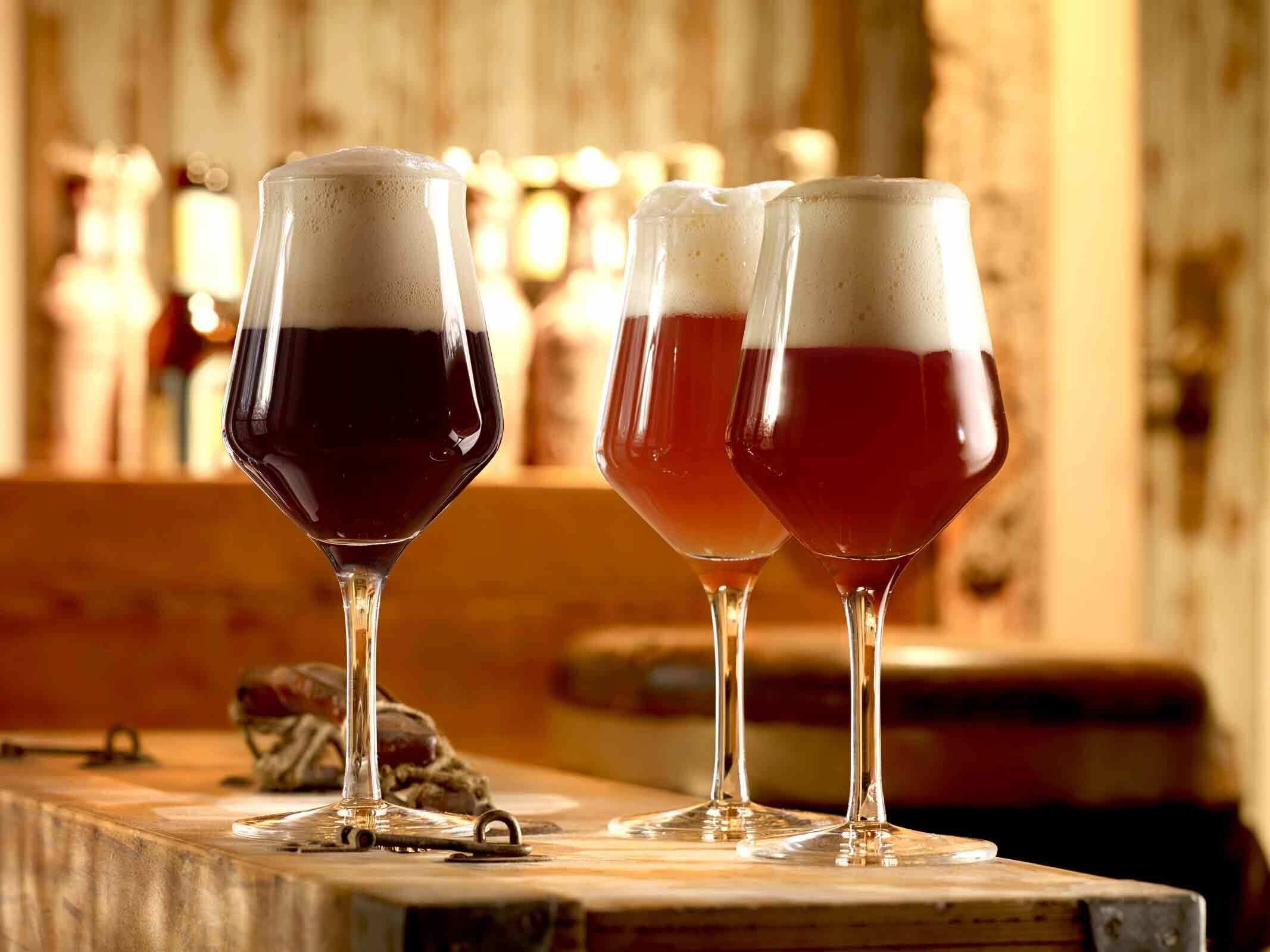 Stölzle Bierglas Craft Beer Biergläser 0,3 l 6er Set, 6-tlg., Glas