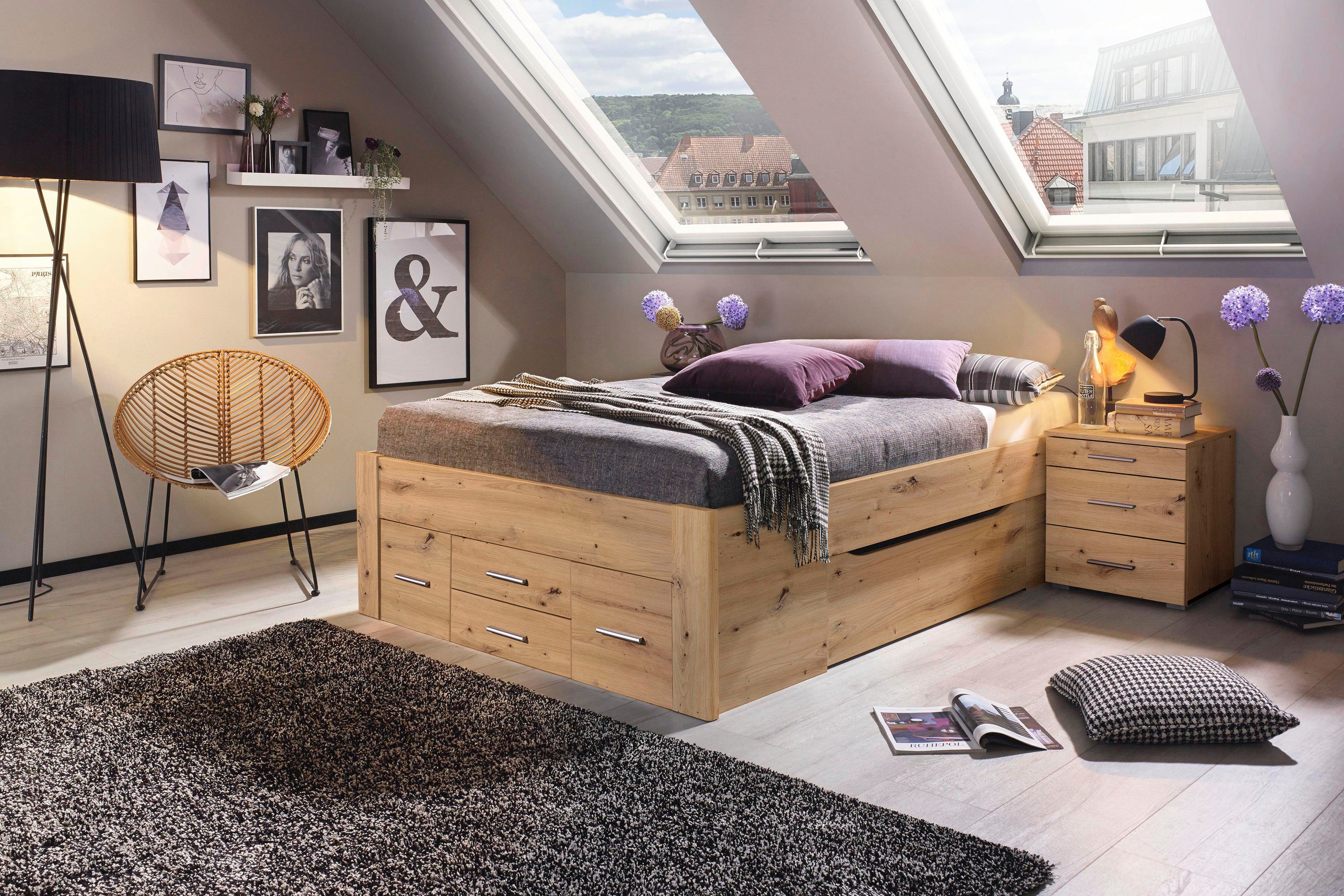 rauch Bett Scala, mit Schubkästen in 3 Varianten