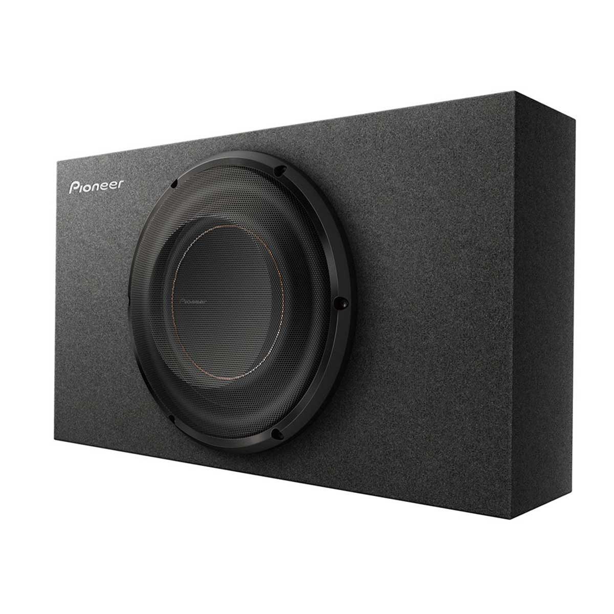 Pioneer TS-D10LB Flacher 10“ (25 cm) Gehäusesubwoofer der D-Serie Auto-Subwoofer (350 W, max.: W 25 cm)