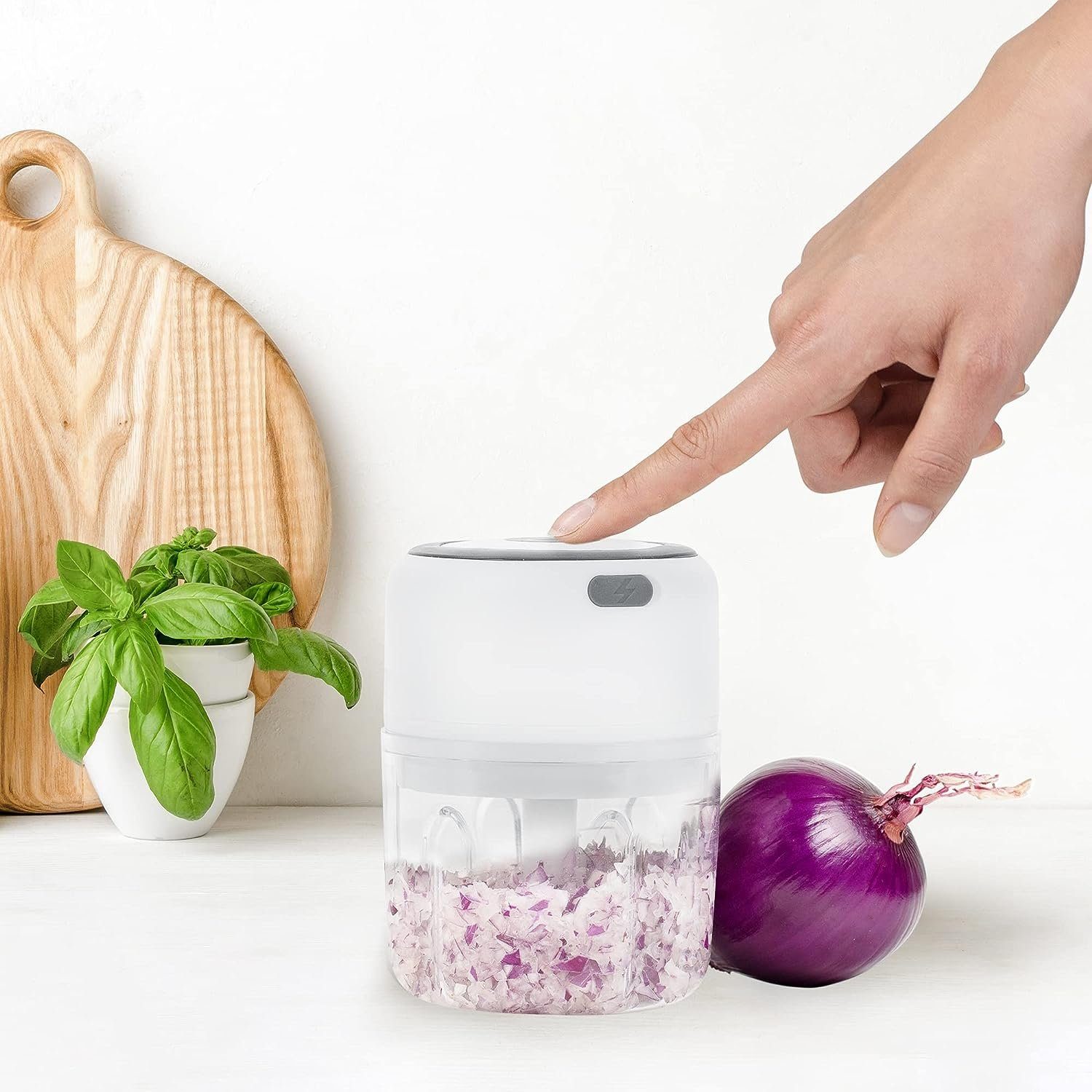 Genius Zerkleinerer Genius 2 x Zerkleinerer Choptastic Pro Zerkleinerer elektrisch für