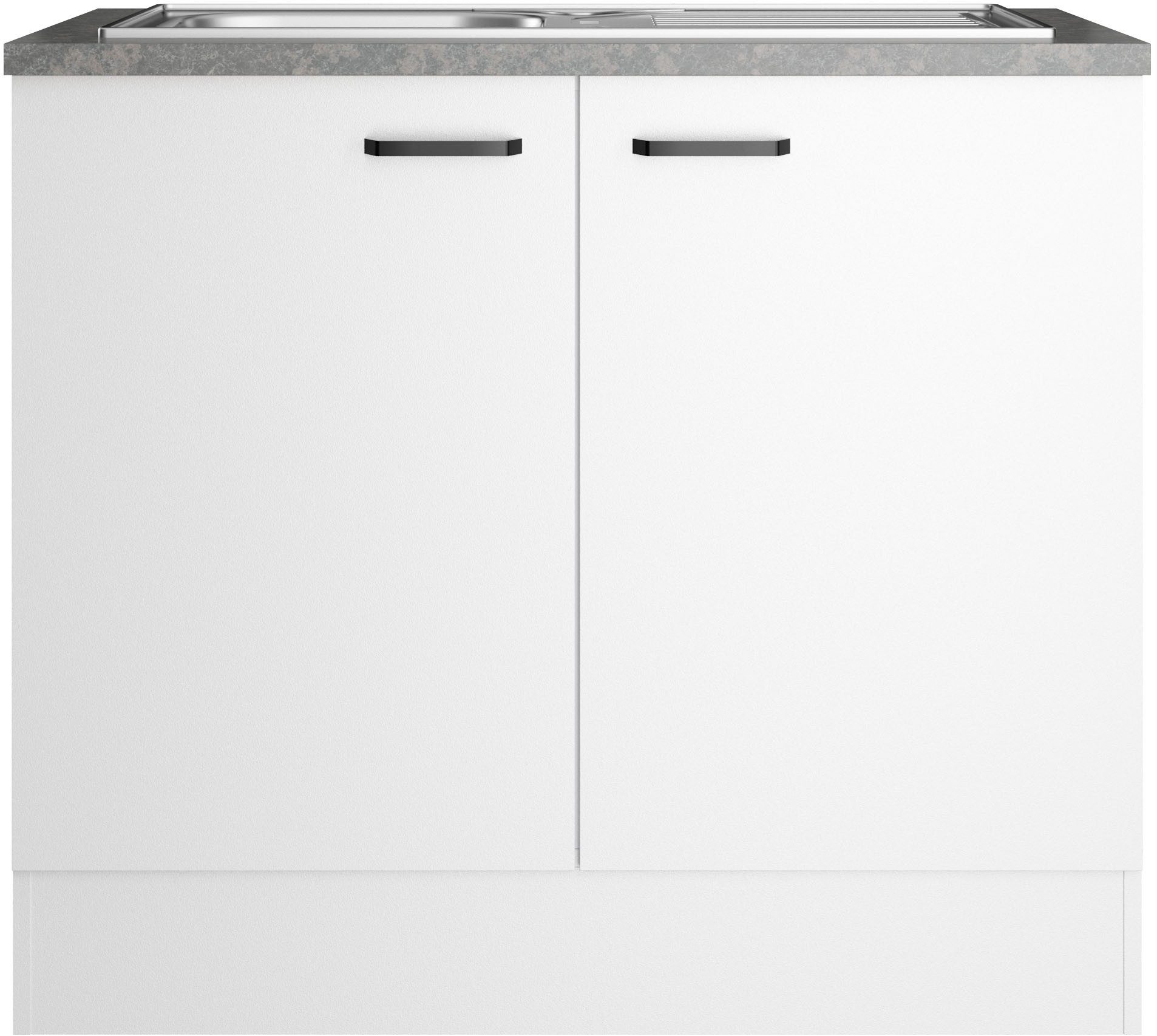OPTIFIT Spülenschrank OPTImulti Breite 100 cm, Tiefe 60 cm, inkl. Arbeitsplatte und Einbauspüle
