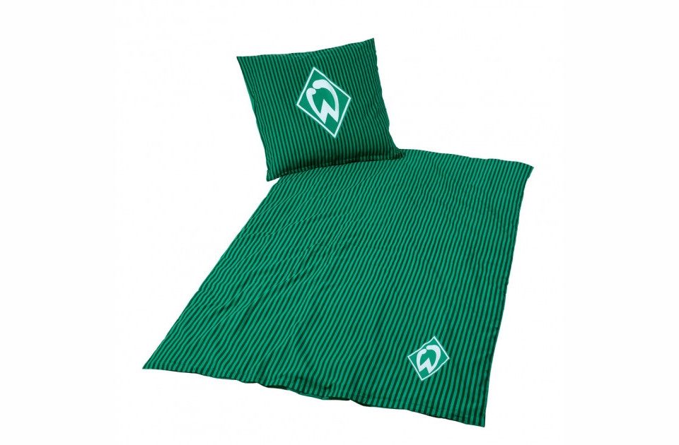 Werder Bremen Tasse Werder Wendebettwäsche Streifen