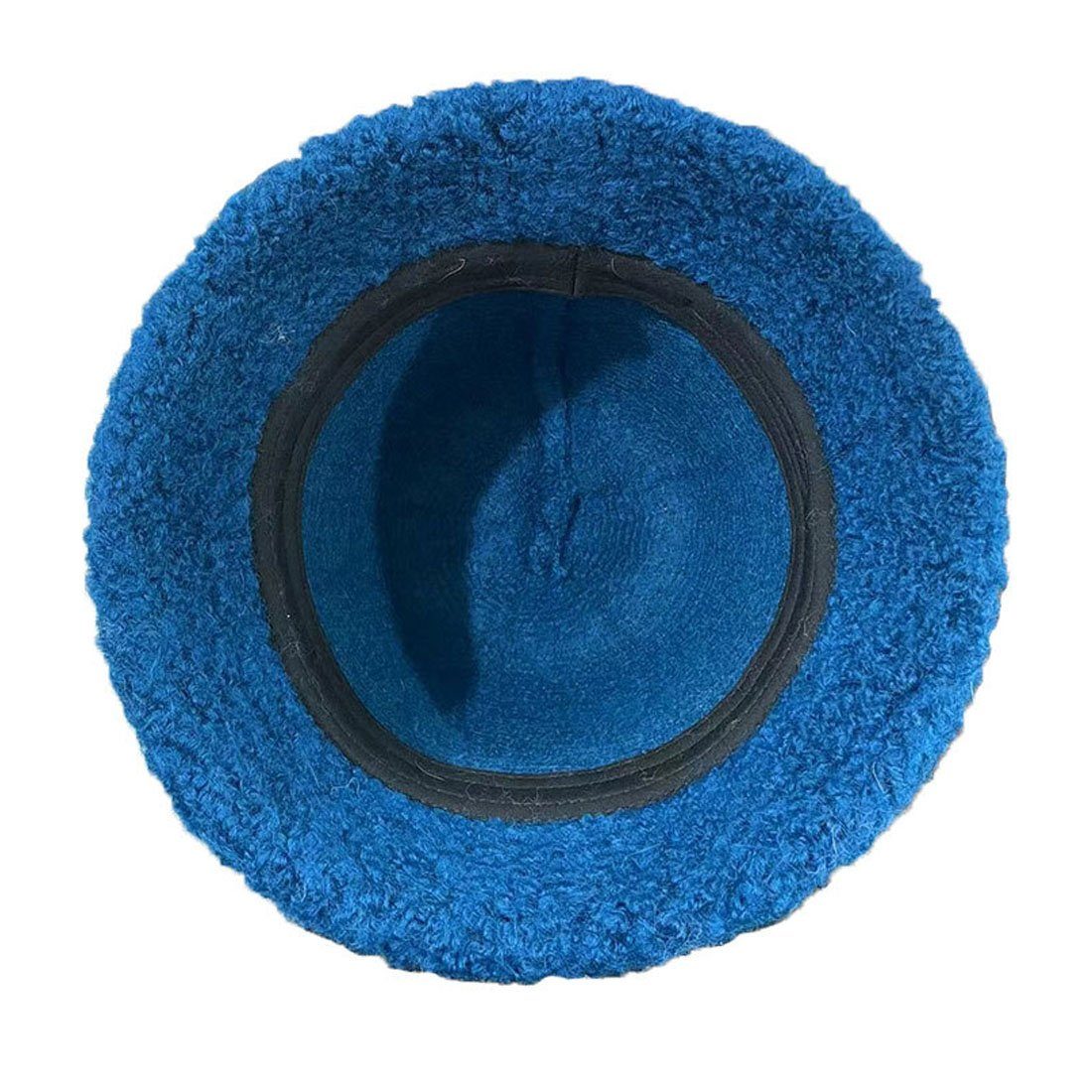 Damen einfarbig Hut blau Mode warmen Fischerhut Hut, Winter Topf lässig DÖRÖY Fischer Plüsch