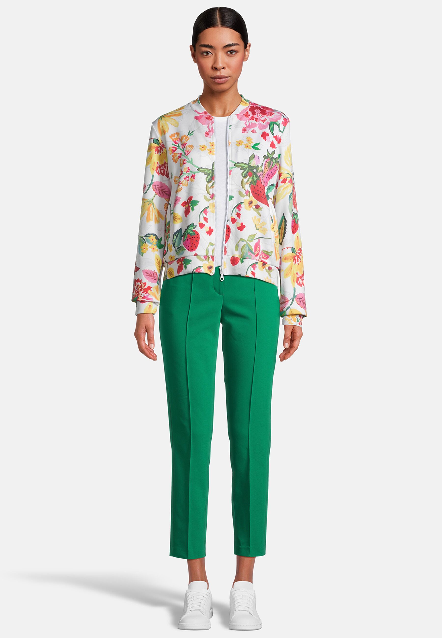 Princess goes Hollywood Sweatjacke mit Blumen-Print