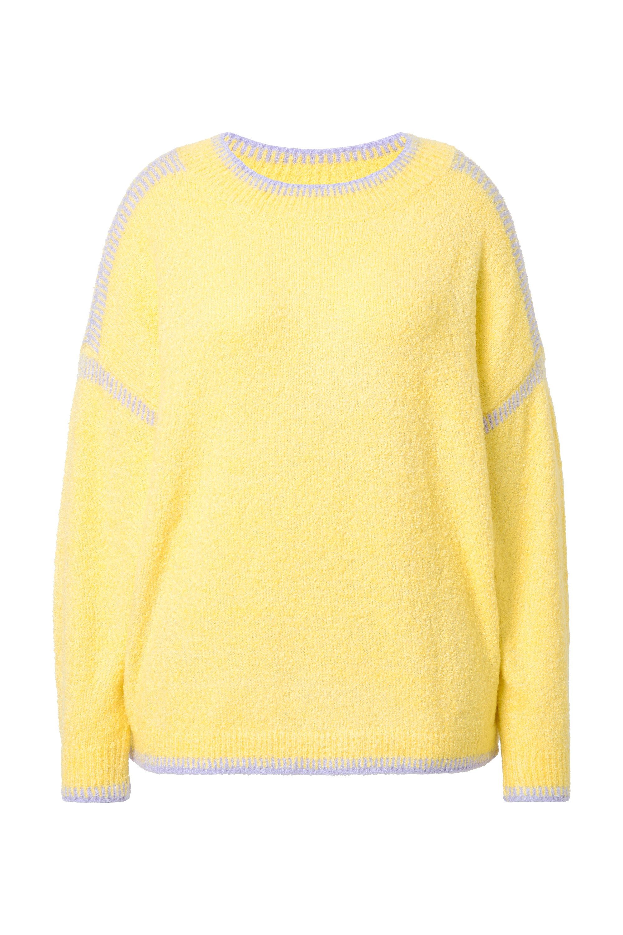 Studio Untold Strickpullover Pullover oversized Ziernähte günstig online kaufen