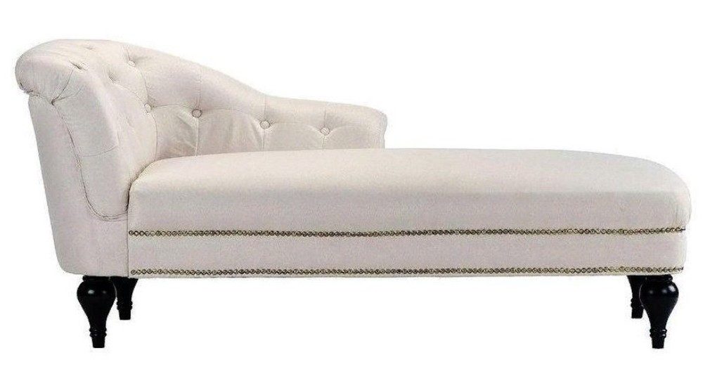 JVmoebel Chaiselongue Beige Lounge Möbel mit modernem Design für Stil und Gemütlichkeit, Made in Europa