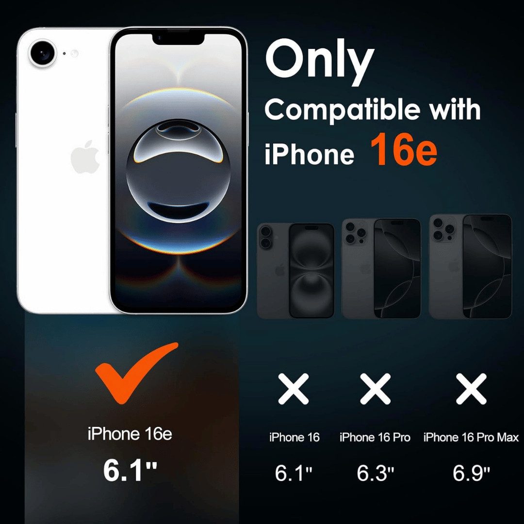 SmartUP Smartphone-Hülle für iPhone 16e Transparent Silikon Ultra Slim Case Handyhülle 6,1 Zoll, Silikon Schutzhülle mit Kameraschutz – Bild 2 von 5