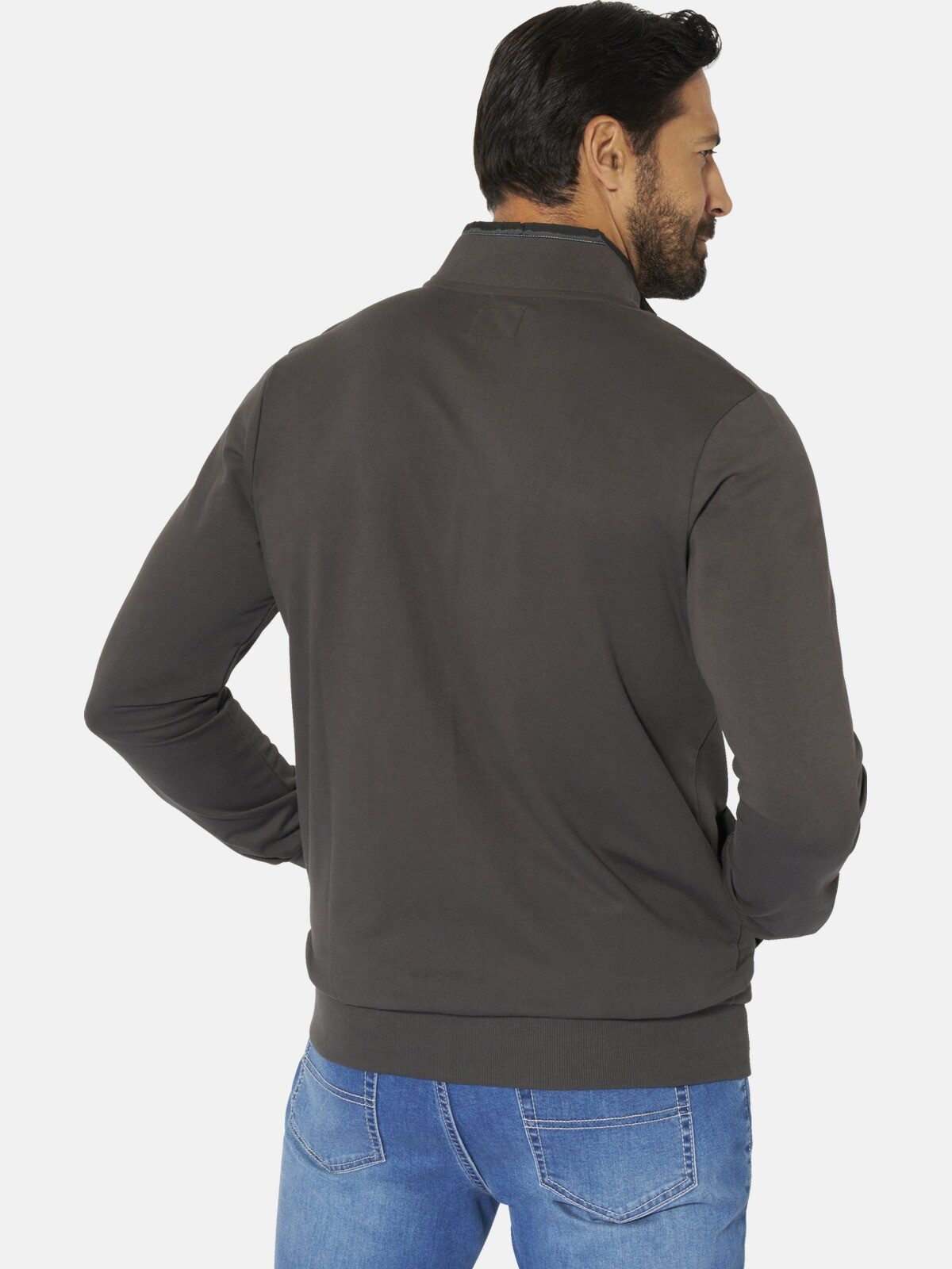 Jan Vanderstorm Sweatjacke JAVALD mit seitlichen Leistentaschen